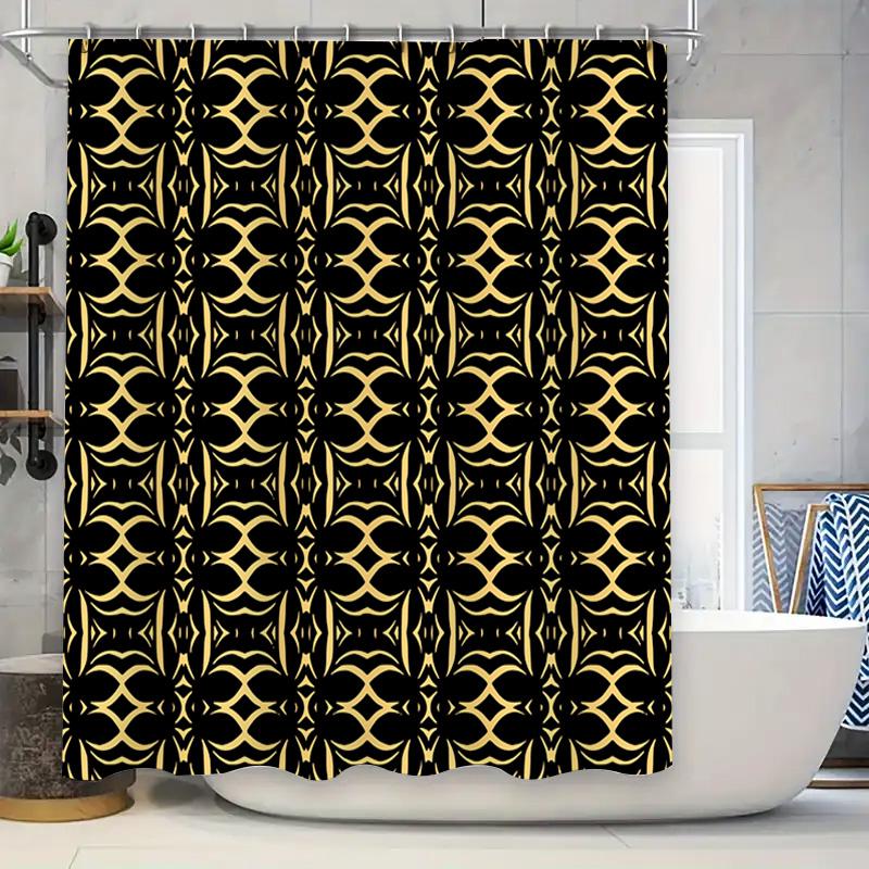 Black Yellow Bath Shower Curtain Set Polyester Printed Waterproof Home Decor For Bathtub Or Sink W60H190(CM)-1 Pcs
Black Yellow Bath Shower Curtain Set Polyester Printed Waterproof Home Decor For Bathtub Or Sink W60H190(CM)-1 Pcs