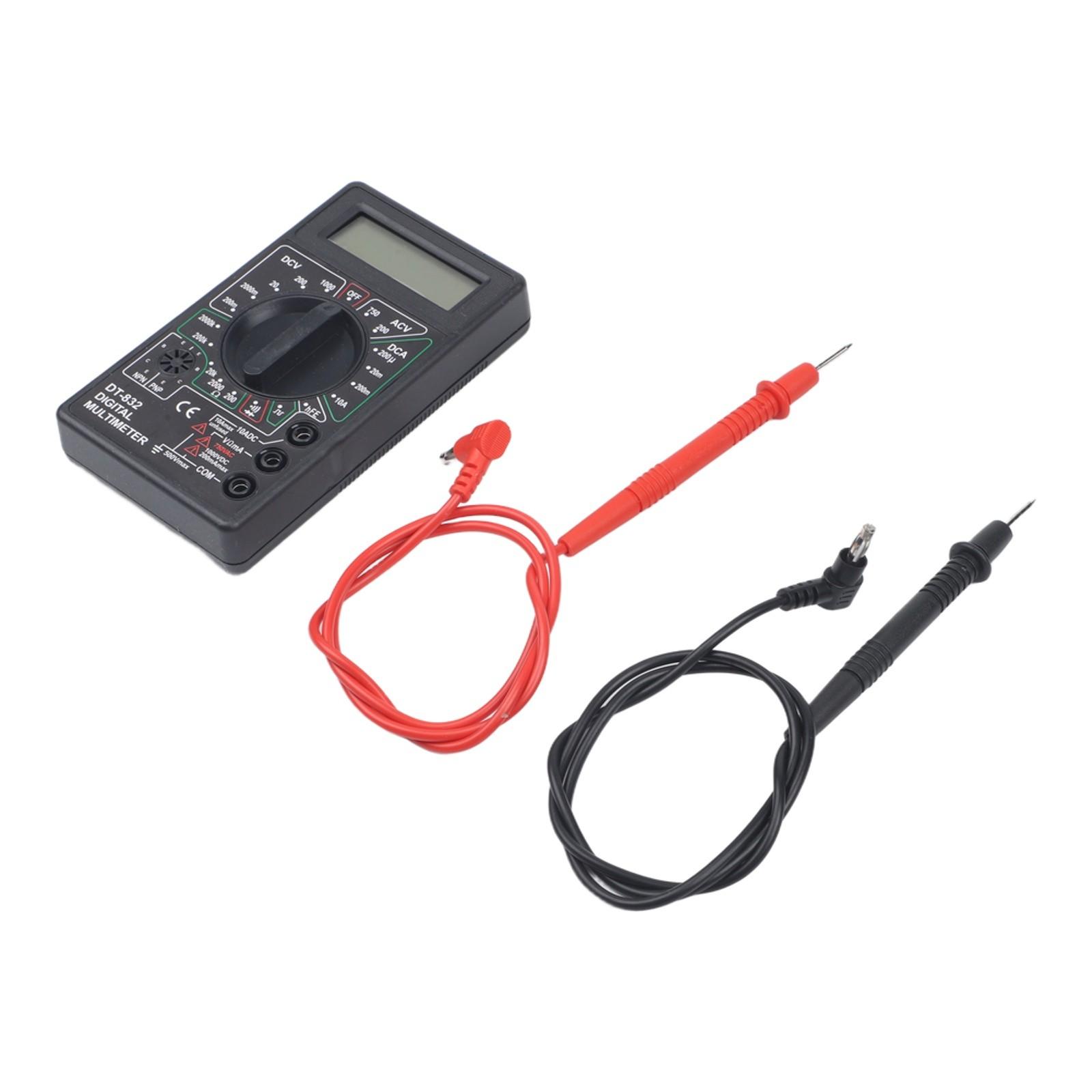 Battery Not Included Digital Multimeter Test Tool Voltmeter Ammeter Compact Size
Battery Not Included Digital Multimeter Test Tool Voltmeter Ammeter Compact Size