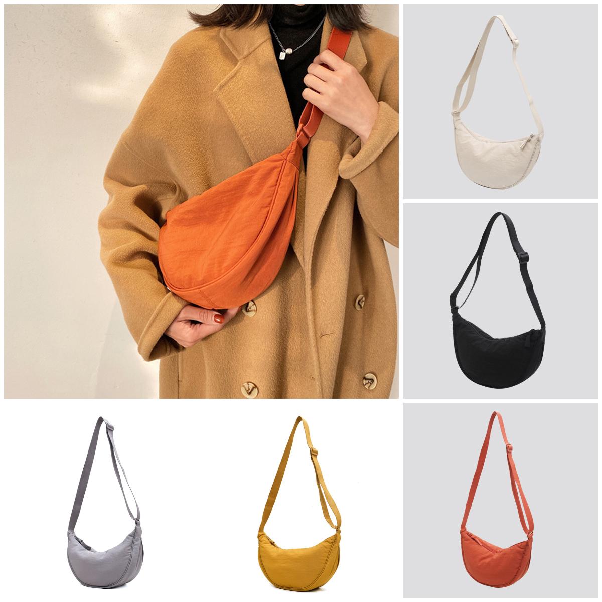 Casual Nylon Waterproof Crossbody Bag Half Moon Designed Belt Bag for Women Shoulder Bags Large Capacity Tote Ladies Travel Bag
Casual Nylon Waterproof Crossbody Bag Half Moon Designed Belt Bag for Women Shoulder Bags Large Capacity Tote Ladies Travel Bag