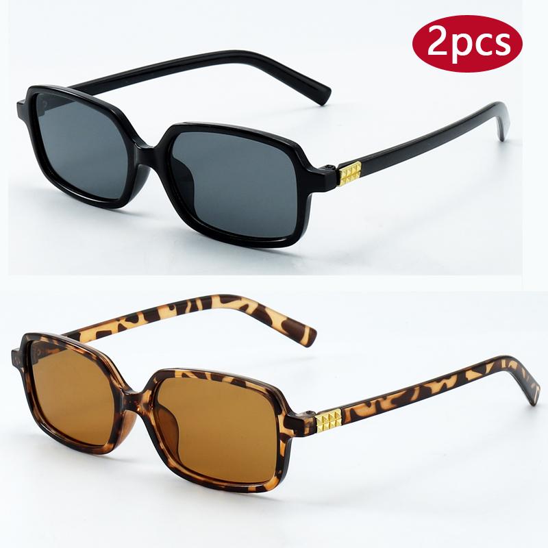 2pcs Cycling Vintage Small Square Colorful Sunglasses Women Brand Rivet Design Sun Glasses Travel Male Female Eyewear UV400
2pcs Cycling Vintage Small Square Colorful Sunglasses Women Brand Rivet Design Sun Glasses Travel Male Female Eyewear UV400