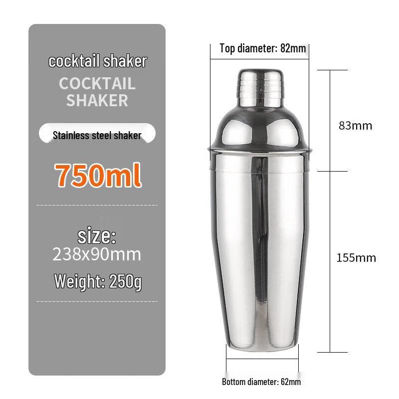 Stainless Steel & Glass Cocktail Shaker
Stainless Steel & Glass Cocktail Shaker