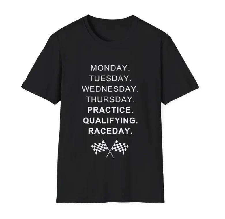 Race Day Unisex T-Shirt - Perfect for Motorsports Fans, Racing Events S
Race Day Unisex T-Shirt - Perfect for Motorsports Fans, Racing Events S