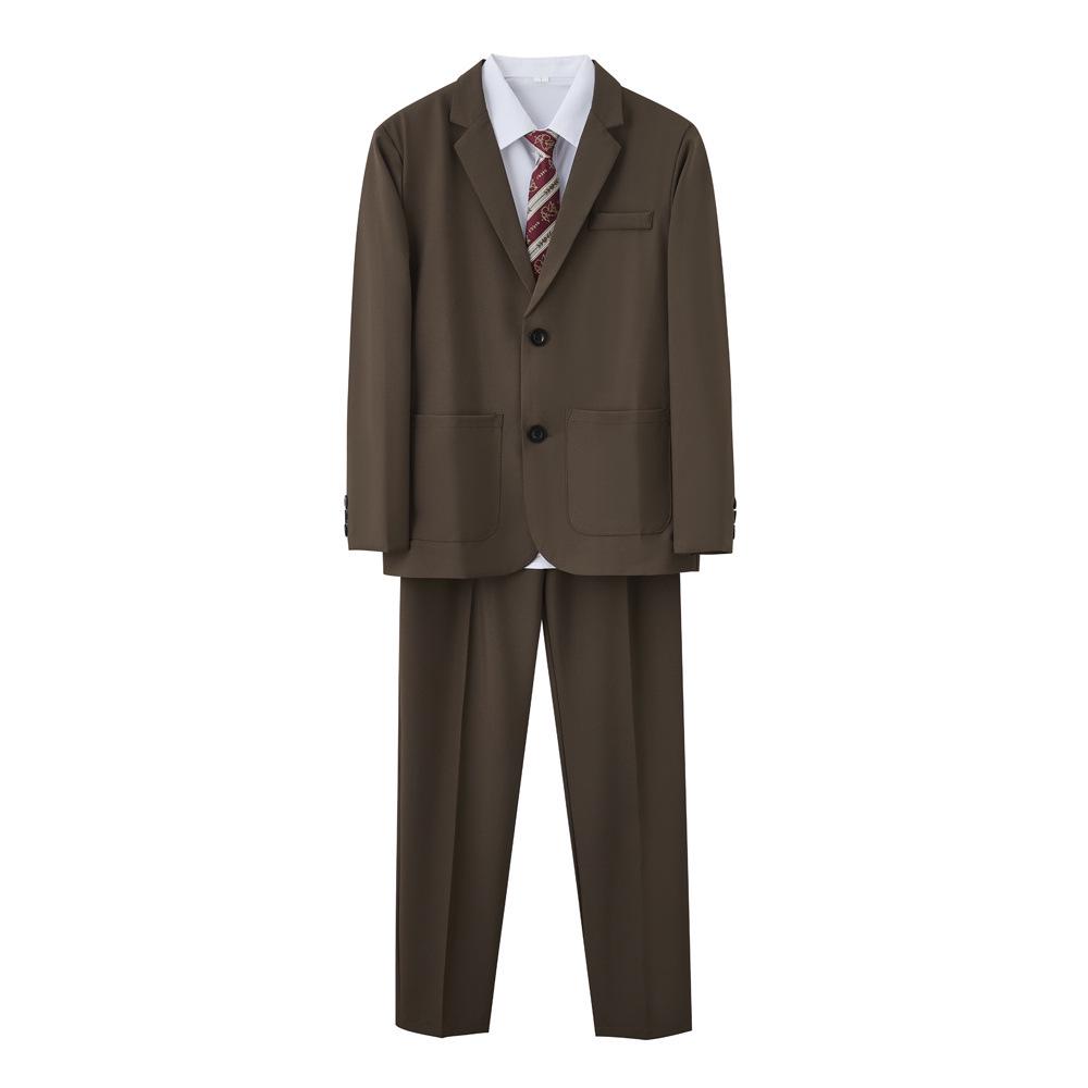 New Men s Korean Style Suit Set: Trendy, Casual, Loose-Fit Streetwear with Cool Jacket & Wide-Leg Pants for Spring & Autumn 3XL кавовий
New Men s Korean Style Suit Set: Trendy, Casual, Loose-Fit Streetwear with Cool Jacket & Wide-Leg Pants for Spring & Autumn 3XL кавовий