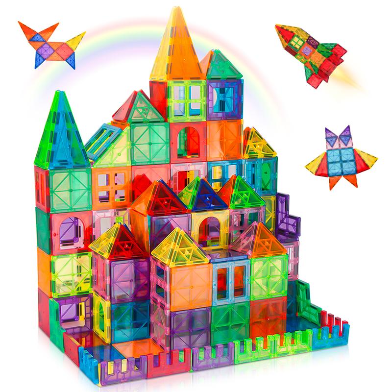 Magnetic Tiles, 80PCS Magnetic Building Toys, Magnetic Building Set for Kids, Stacking Blocks, Perfect STEM Toys Gift for Boys and Girls Default
Magnetic Tiles, 80PCS Magnetic Building Toys, Magnetic Building Set for Kids, Stacking Blocks, Perfect STEM Toys Gift for Boys and Girls Default