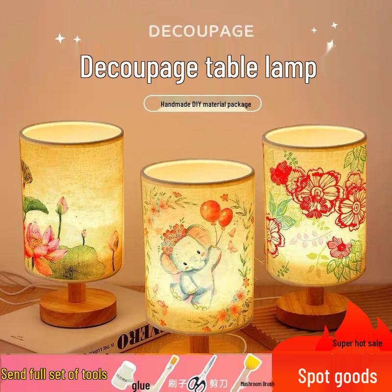 DIY Decoupage Table Lamp Kit: Creative Parent-Child Activity & Night Light Project
DIY Decoupage Table Lamp Kit: Creative Parent-Child Activity & Night Light Project