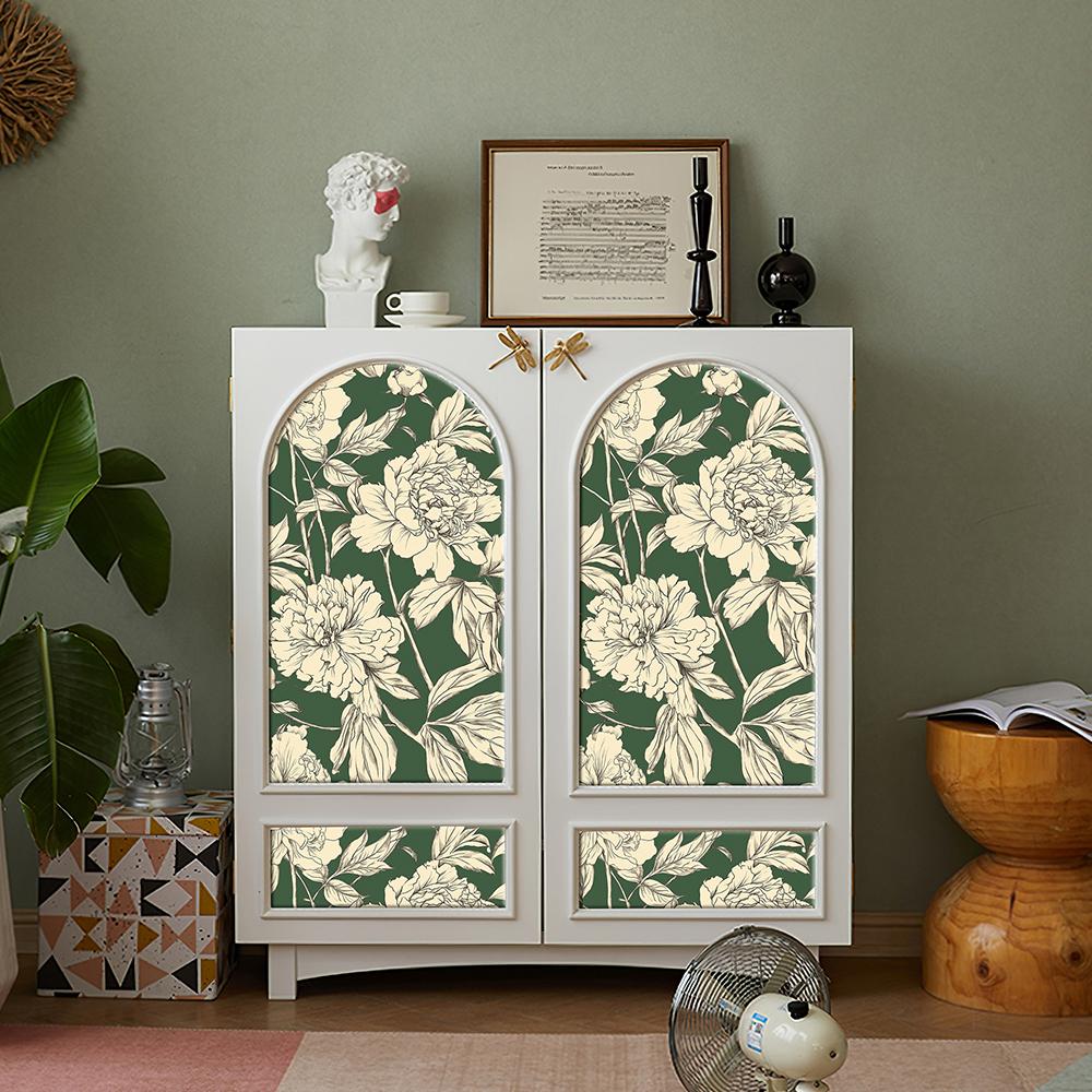 Green Line Floral PVC Waterproof Cabinet Sticker Retro Peel And Stick TV Background Wallpaper Classic Self-adhesive Room Decor 44cmx300cm
Green Line Floral PVC Waterproof Cabinet Sticker Retro Peel And Stick TV Background Wallpaper Classic Self-adhesive Room Decor 44cmx300cm