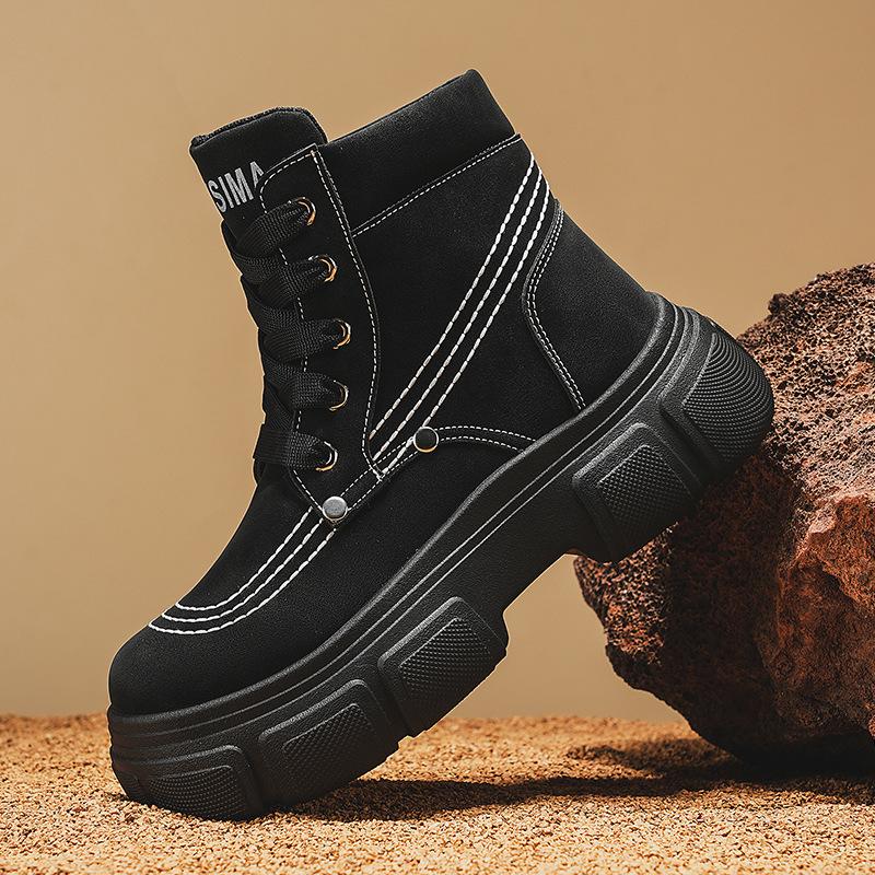 Manufacturer s live broadcast of men s Martin boots autumn and winter high-top retro locomotive boots leather surface outdoor tooling men s rhubarb 39 чорний
Manufacturer s live broadcast of men s Martin boots autumn and winter high-top retro locomotive boots leather surface outdoor tooling men s rhubarb 39 чорний