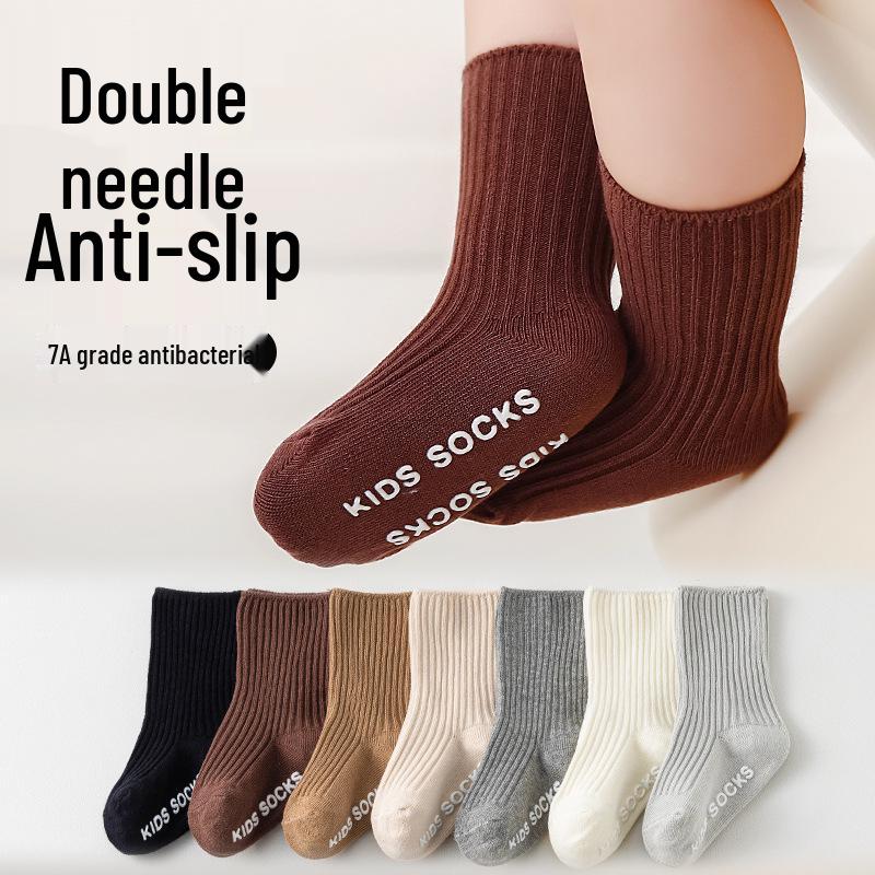 Unisex Infant Cotton Non-Slip Mid-Calf Socks for All Seasons M (1-3 years, foot length 11-13CM)
Unisex Infant Cotton Non-Slip Mid-Calf Socks for All Seasons M (1-3 years, foot length 11-13CM)