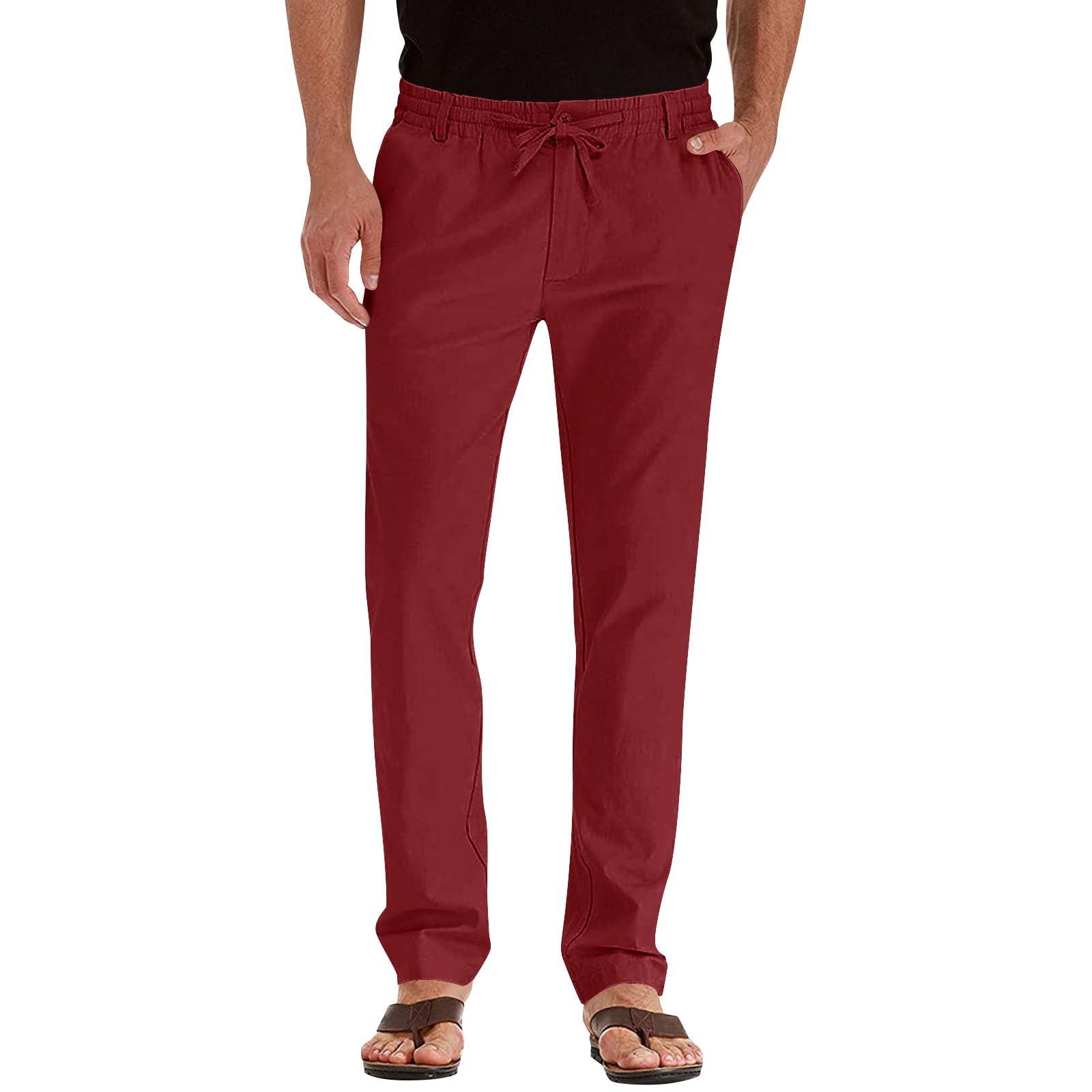 Men s Overalls Drawstring Multi Pocket Casual Pants Hiking Pants Cotton Twill Pants L винний
Men s Overalls Drawstring Multi Pocket Casual Pants Hiking Pants Cotton Twill Pants L винний