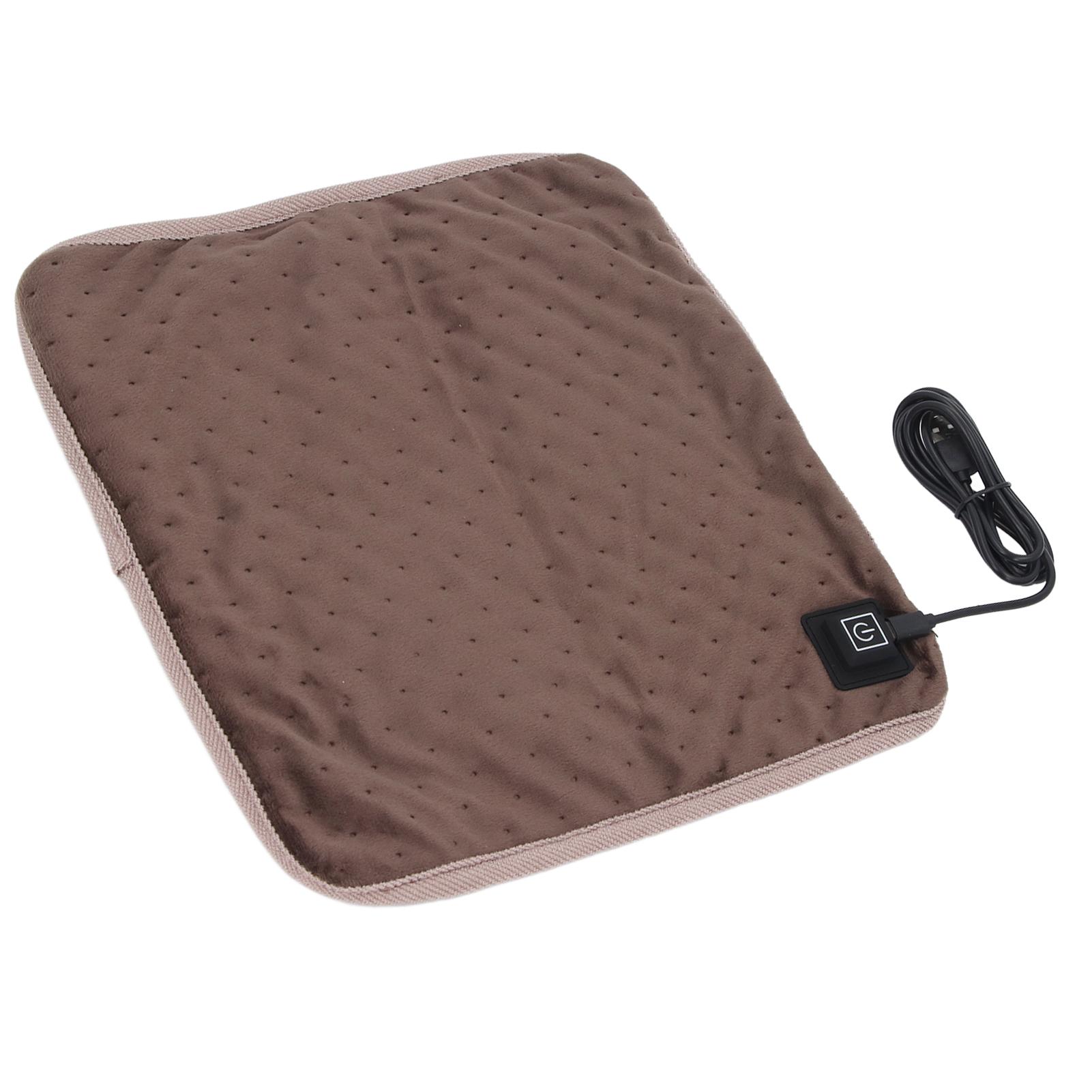 Heated Blanket Electric Throw USB 5W Soft Synthetic Fiber 3 Gear Electric Heating Blanket with 5ft Cable for Keeping Warm in Home Office
Heated Blanket Electric Throw USB 5W Soft Synthetic Fiber 3 Gear Electric Heating Blanket with 5ft Cable for Keeping Warm in Home Office