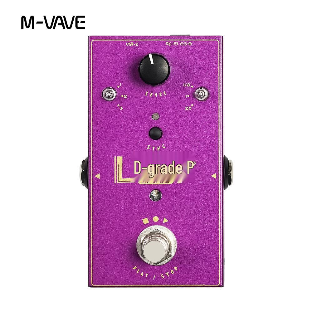 M-VAVE LOOP Single Guitar Effect Pedal with Infinite Overdub 112mm x 68mm x 40mm
M-VAVE LOOP Single Guitar Effect Pedal with Infinite Overdub 112mm x 68mm x 40mm