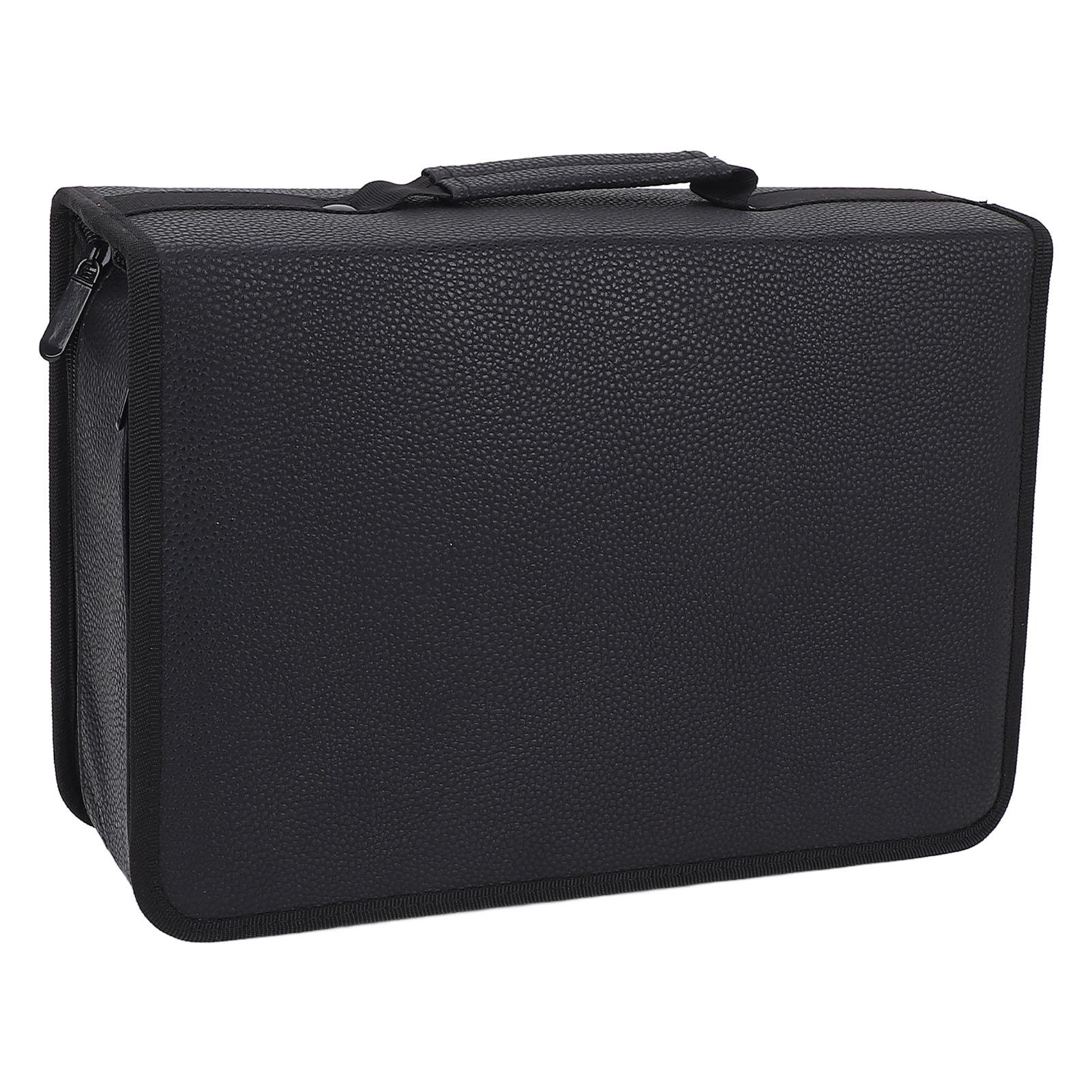 Чехол-органайзер для маркеров, 80 ячеек, большая вместительная сумка для хранения, холщовый чехол на молнии с креплением для переноски