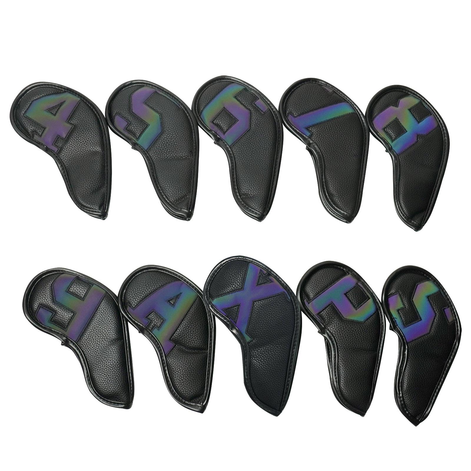 10Pcs Golfs Rod Head Cases Waterproofs PU Leather Golfs Club Head Cover Golfs Iron Club Head Cover Protection Sleeve
10Pcs Golfs Rod Head Cases Waterproofs PU Leather Golfs Club Head Cover Golfs Iron Club Head Cover Protection Sleeve