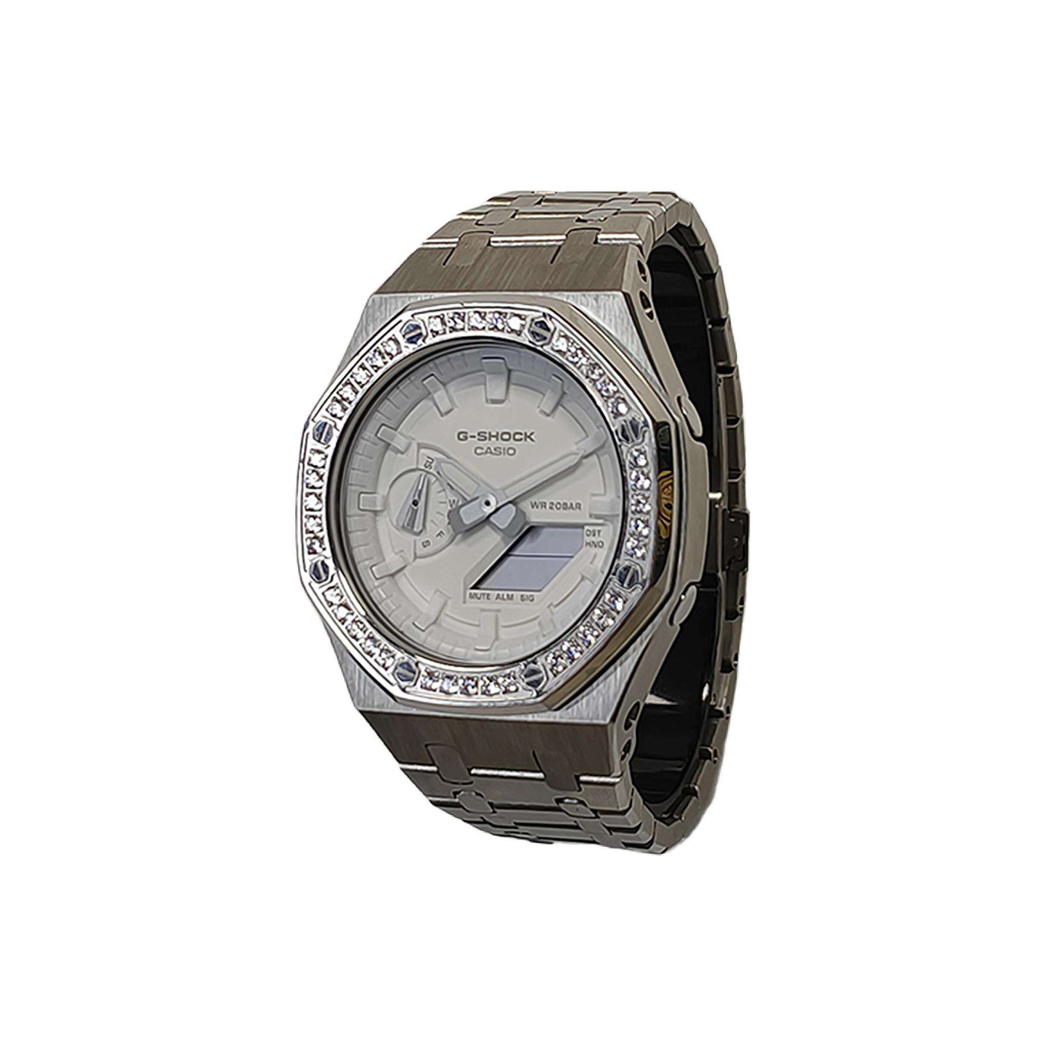 CASIO Мужские Жидкокристаллические, Аналогово-Цифровые Двойной Дисплей Серия Белые Часы GA-2100-7A7(Watch3--) Regular Watch Box
CASIO Мужские Жидкокристаллические, Аналогово-Цифровые Двойной Дисплей Серия Белые Часы GA-2100-7A7(Watch3--) Regular Watch Box