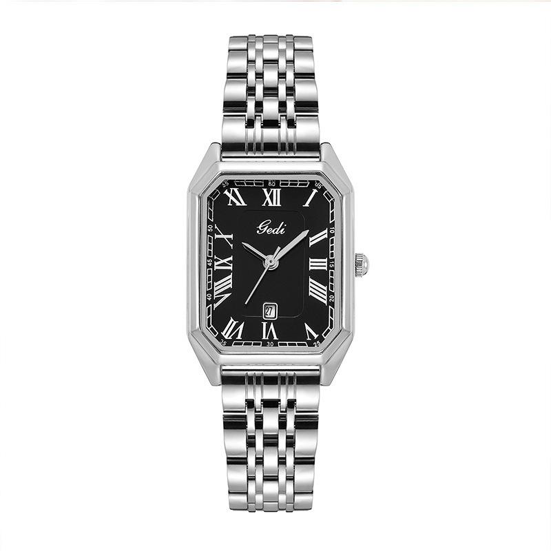Fashion Light Luxury Small Square Plate Calendar Steel Belt Niche Student Exam Waterproof Quartz Watch
Fashion Light Luxury Small Square Plate Calendar Steel Belt Niche Student Exam Waterproof Quartz Watch