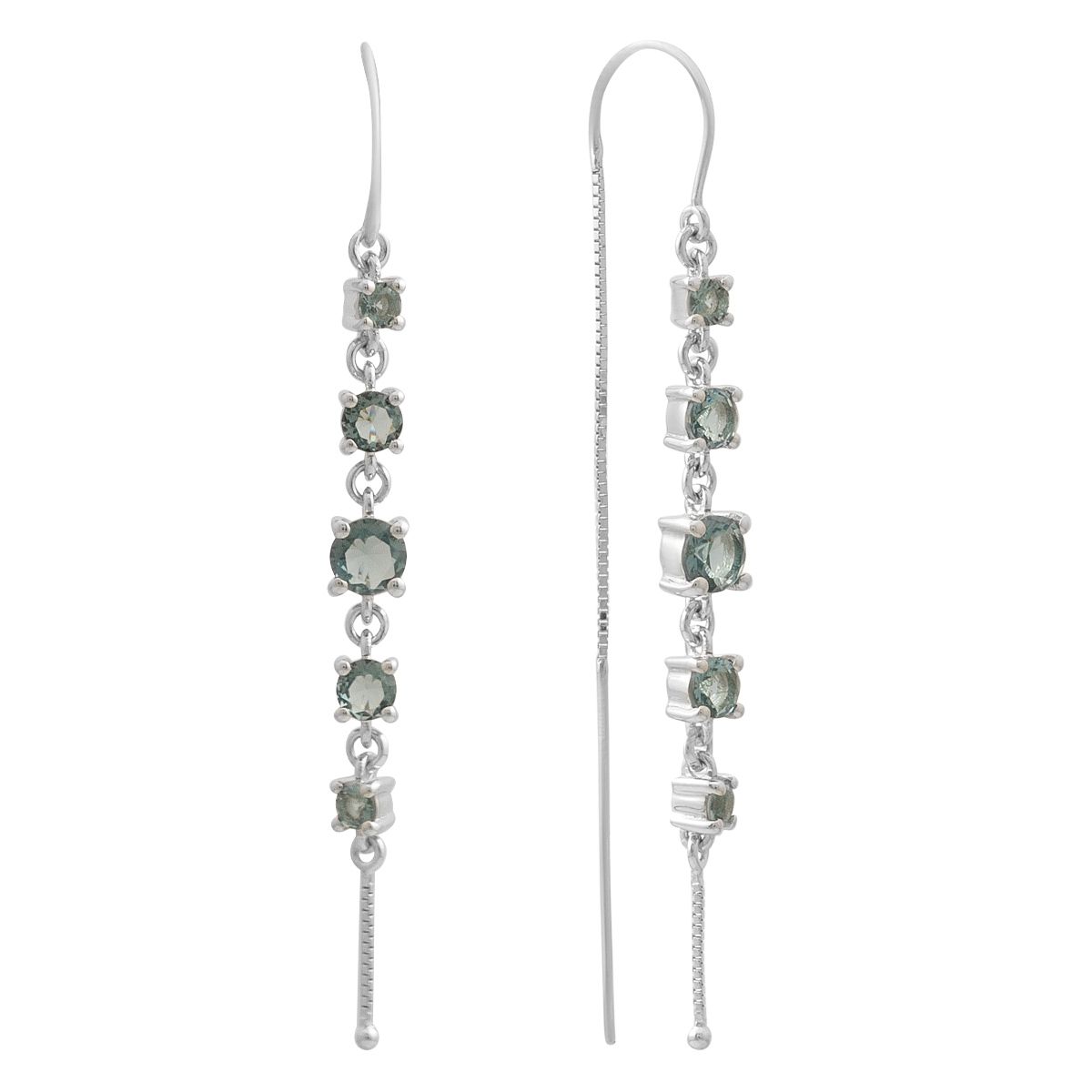 Silver earrings with London Blue topaz 1.79ct (2196020) синій
Silver earrings with London Blue topaz 1.79ct (2196020) синій