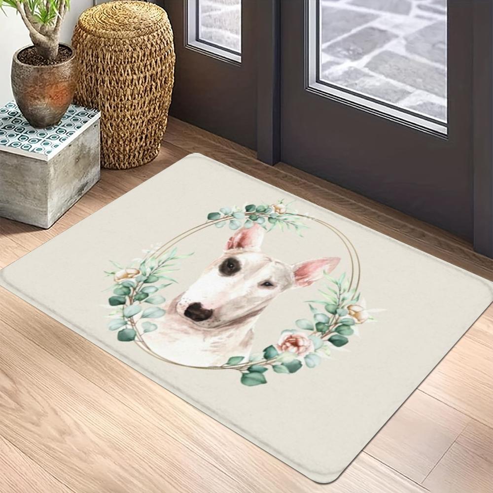 Starry Night Oil Painting Bull Terrier Carpet Mat Anti-Slip Rubber Backing Rug for Pet Lover Home Decoration Artistic Anime Rug 40cm x 60cm
Starry Night Oil Painting Bull Terrier Carpet Mat Anti-Slip Rubber Backing Rug for Pet Lover Home Decoration Artistic Anime Rug 40cm x 60cm