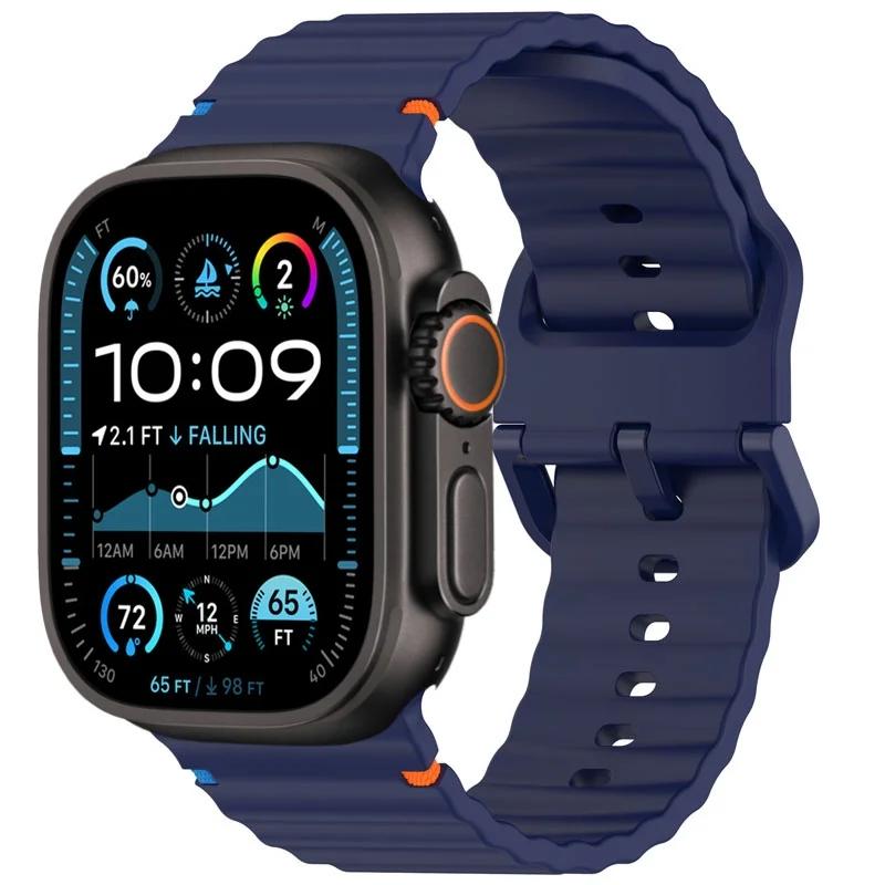 Strap for Apple Watch Band 46mm 44mm 45mm 42mm 38mm 41mm Sport Silicone Watch Band iwatch series 9 8 7 ultra2 49mm se 6 Bracelet 46mm 44mm 45mm 49mm синий
Strap for Apple Watch Band 46mm 44mm 45mm 42mm 38mm 41mm Sport Silicone Watch Band iwatch series 9 8 7 ultra2 49mm se 6 Bracelet 46mm 44mm 45mm 49mm синий