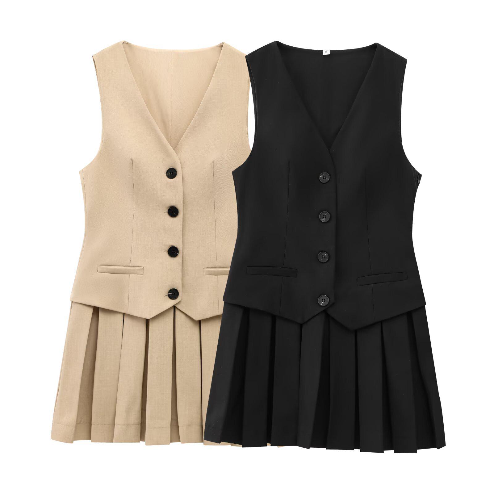 2025 Spring/Summer Women s V-Neck Pleated Mini Dress - European & American Style Small
2025 Spring/Summer Women s V-Neck Pleated Mini Dress - European & American Style Small