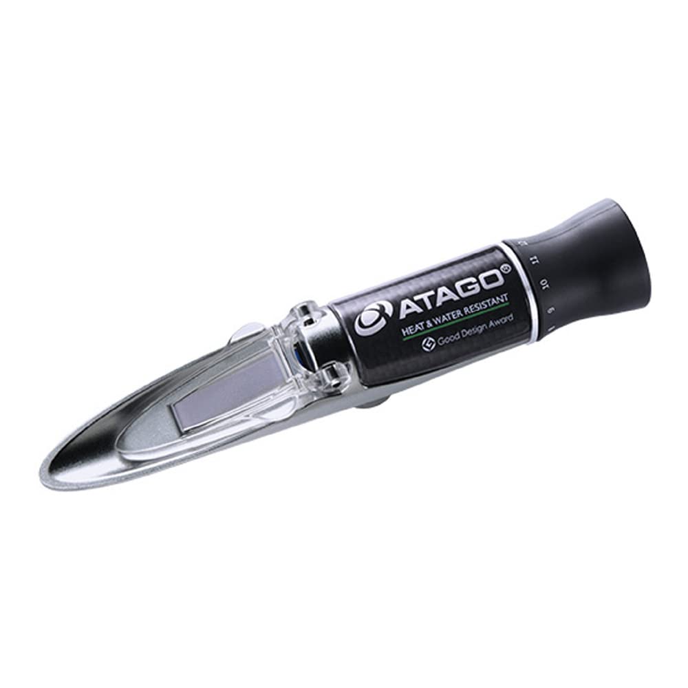 Atago 2354 MASTER-50H Hand-Held Refractometer, Automatic Temperature Compensation, Brix 0.0 to 53.0%
Atago 2354 MASTER-50H Hand-Held Refractometer, Automatic Temperature Compensation, Brix 0.0 to 53.0%