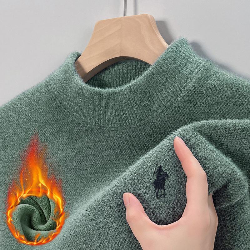Men s Mid-Age Plus Velvet Thick Sweater Half-High Collar Knitwear L (recommended 57-65kg) зелений
Men s Mid-Age Plus Velvet Thick Sweater Half-High Collar Knitwear L (recommended 57-65kg) зелений
