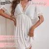 European Women s Plus-size Deep V Nightgown XXL білий
European Women s Plus-size Deep V Nightgown XXL білий