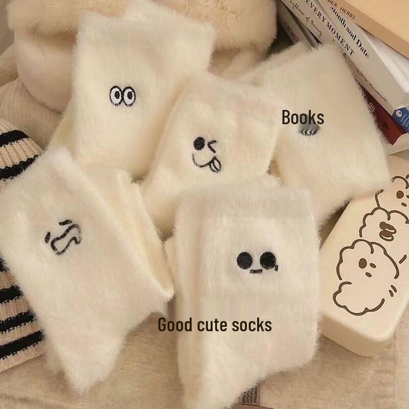 Женские носки до середины икры из норкового бархата - Утолщенные, Мягкие, Черно-белая одежда для сна на осень/зиму One Size
Женские носки до середины икры из норкового бархата - Утолщенные, Мягкие, Черно-белая одежда для сна на осень/зиму One Size