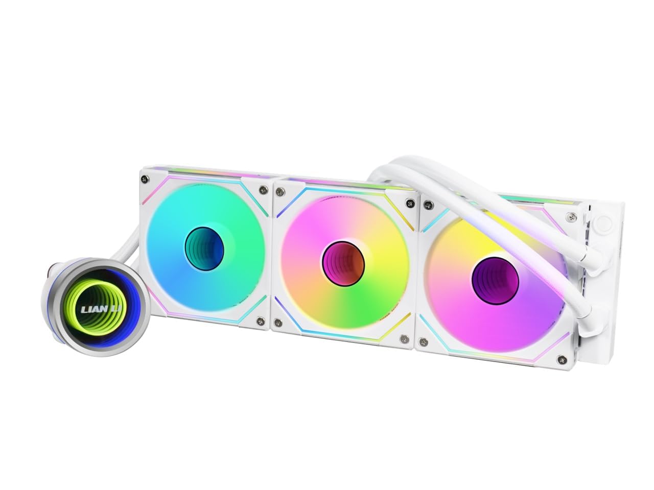 LIANLI water cooling kit series Galahad II Trinity 360 White 27mm thick radiator Equipped with connected cooling fan FAN Japanese authorized білий
LIANLI water cooling kit series Galahad II Trinity 360 White 27mm thick radiator Equipped with connected cooling fan FAN Japanese authorized білий