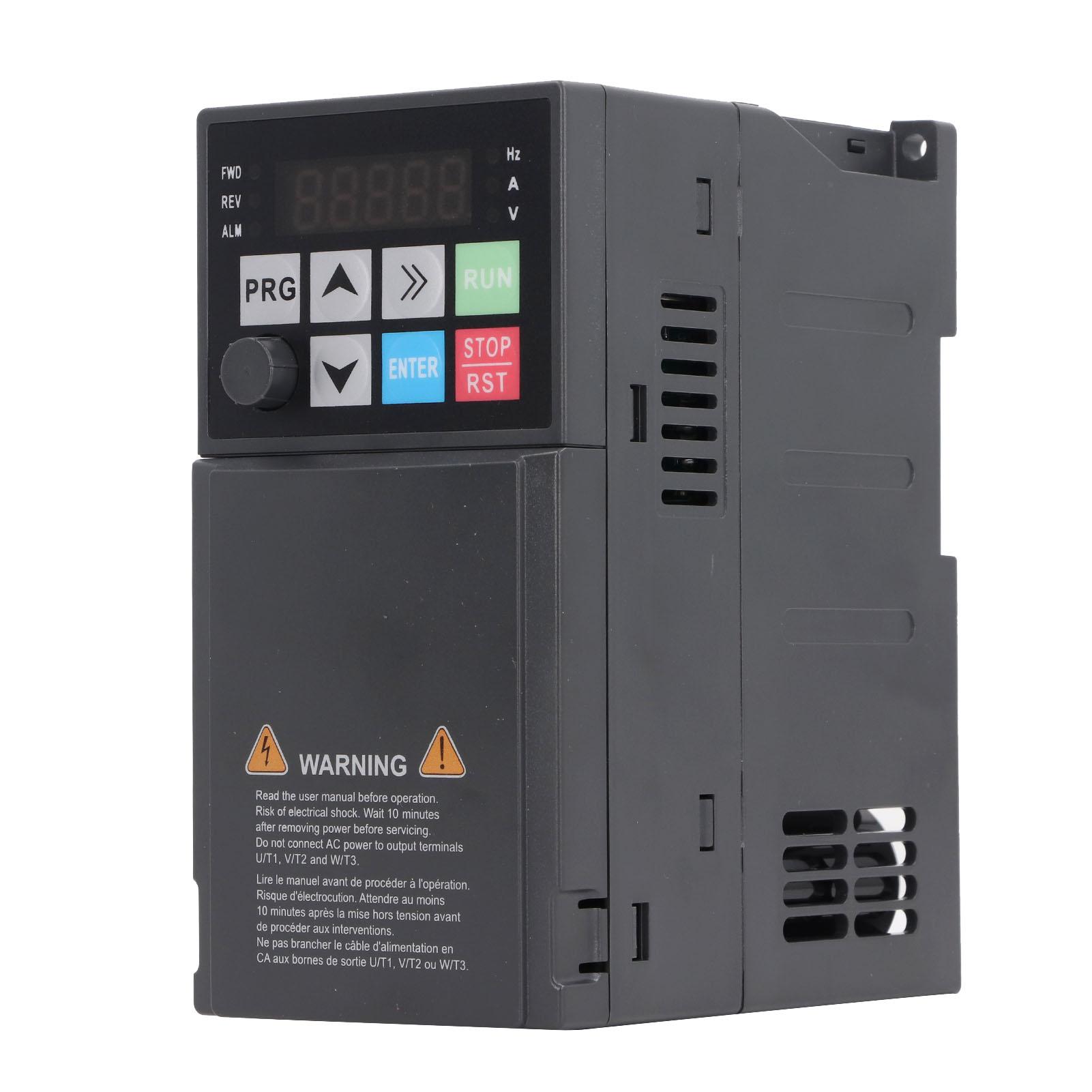 0.75KW 3 Phase Variable Frequency Drive Vector Converter Inverter AC380V 5060Hz 3.4A Input 0320Hz
0.75KW 3 Phase Variable Frequency Drive Vector Converter Inverter AC380V 5060Hz 3.4A Input 0320Hz
