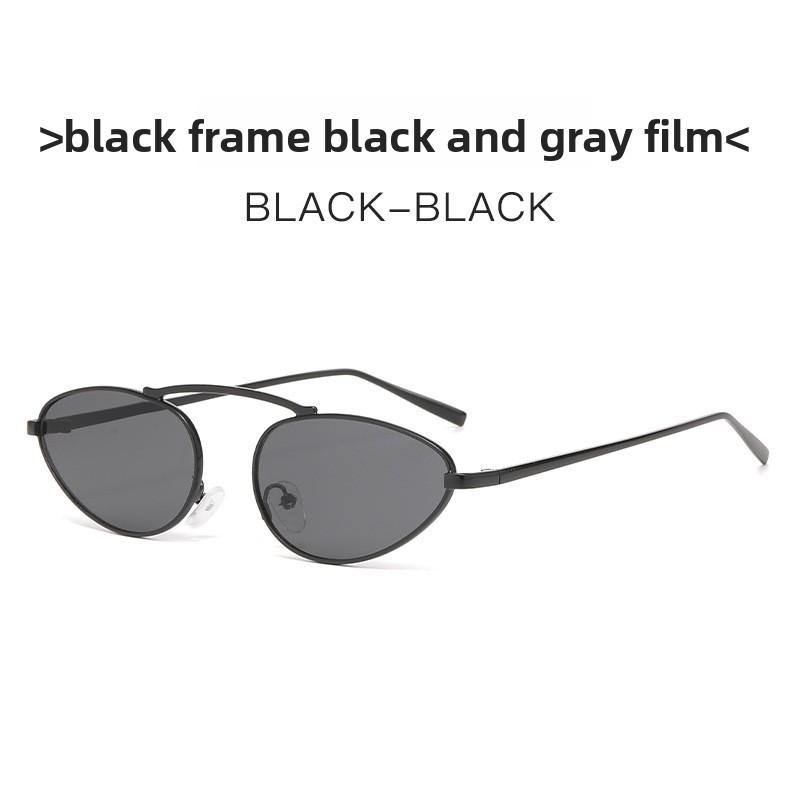 Metal Cat Eye Sunglasses For Women Uv400 Sun Protection Fashion Accessory BlackFrameBlackGray
Metal Cat Eye Sunglasses For Women Uv400 Sun Protection Fashion Accessory BlackFrameBlackGray