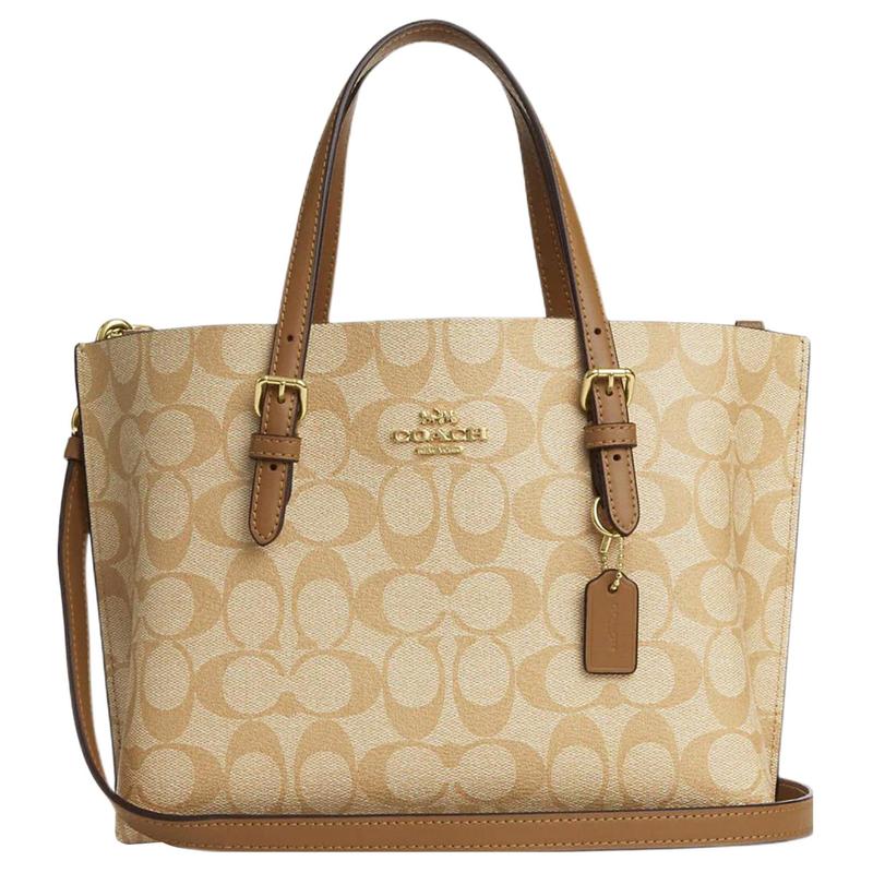 COACH Mollie Classic Presbyopia Zipper Closure Coated Canvas with Smooth Leather Tote Bag Tote Bag Shopping Bag Shoulder Handbag 25 Women s Khaki коричневий
COACH Mollie Classic Presbyopia Zipper Closure Coated Canvas with Smooth Leather Tote Bag Tote Bag Shopping Bag Shoulder Handbag 25 Women s Khaki коричневий