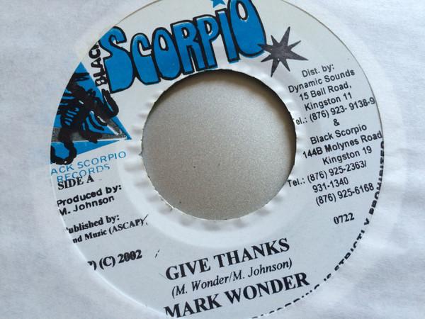 7-дюймовая пластинка MARK WONDER - Give Thanks 0722 Black Scorpio 2006 Ямайка Регги, Ска и Даб Б/У
7-дюймовая пластинка MARK WONDER - Give Thanks 0722 Black Scorpio 2006 Ямайка Регги, Ска и Даб Б/У