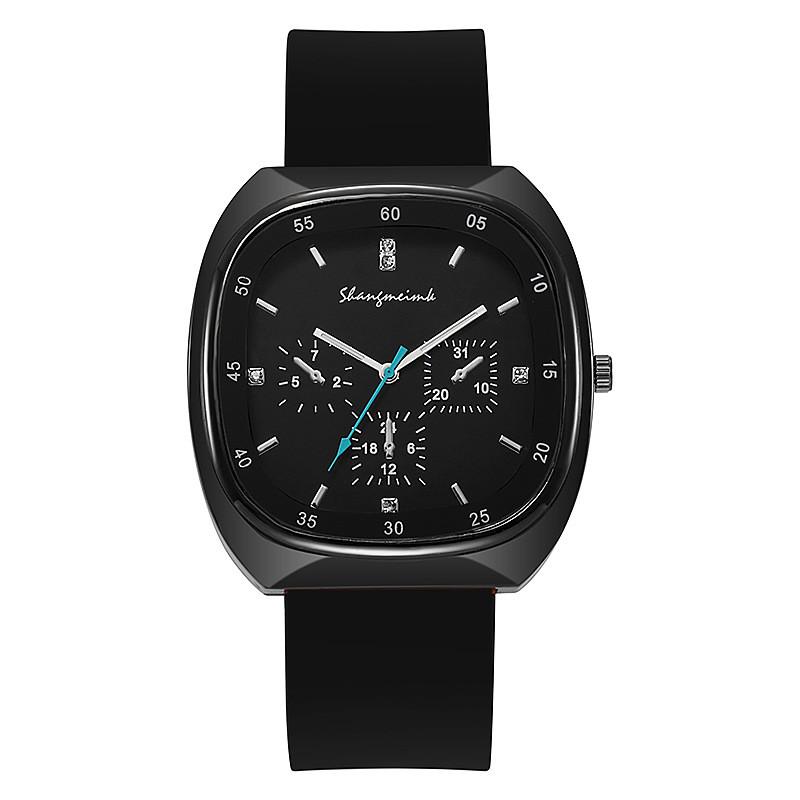 Classic Ladies Quartz Watch With Diamond Accents And Silicone Strap For Casual Wear чёрный
Classic Ladies Quartz Watch With Diamond Accents And Silicone Strap For Casual Wear чёрный
