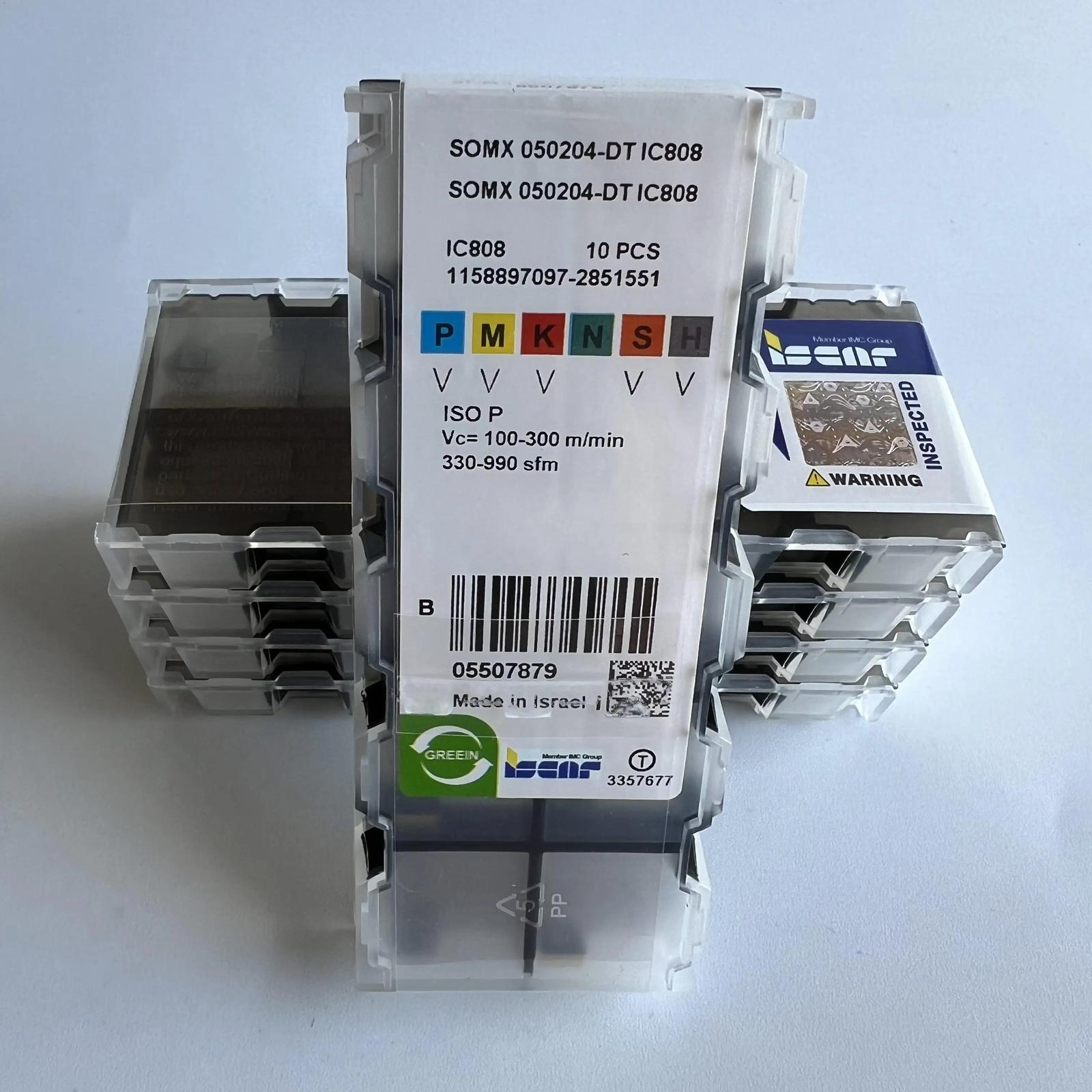 ISCAR / SOMX050204-DT IC808 Industrial indexable carbide inserts 10 Pcs
ISCAR / SOMX050204-DT IC808 Industrial indexable carbide inserts 10 Pcs