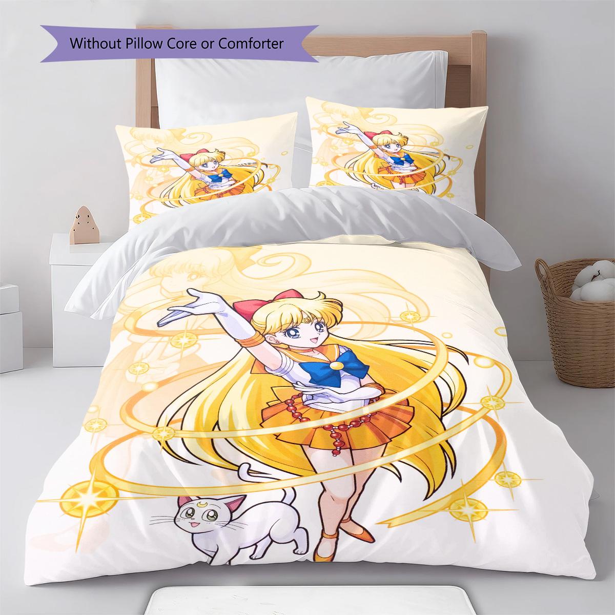 Sailor Moon Front View Bedding Set Anime Duvet Cover Polyester Soft Comforter Cover -QJY 135x200cm
Sailor Moon Front View Bedding Set Anime Duvet Cover Polyester Soft Comforter Cover -QJY 135x200cm