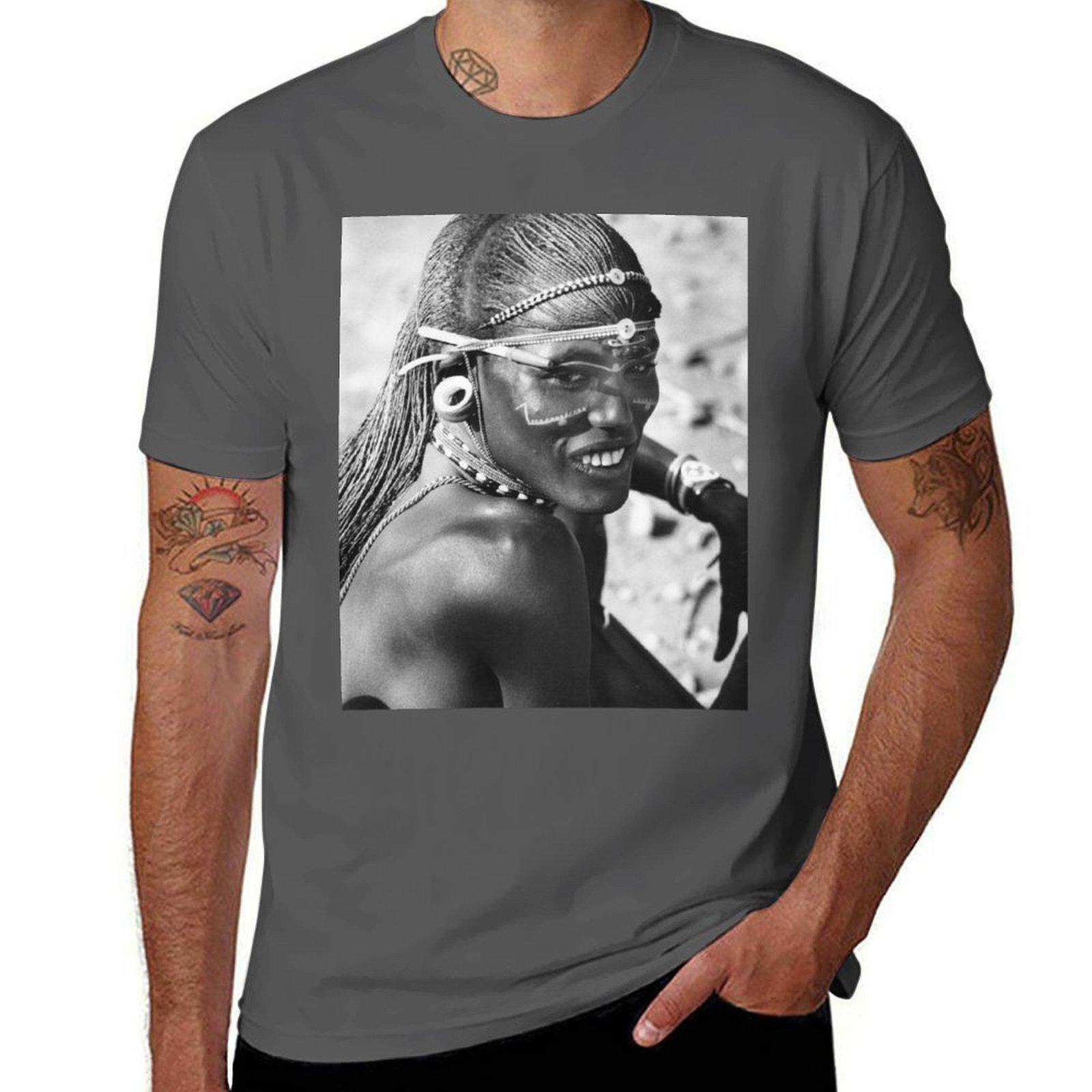 Vintage Maasai Warrior with a Pen TShirt Gym Wear Breathable Short Sleeve Tee 4XL
Vintage Maasai Warrior with a Pen TShirt Gym Wear Breathable Short Sleeve Tee 4XL