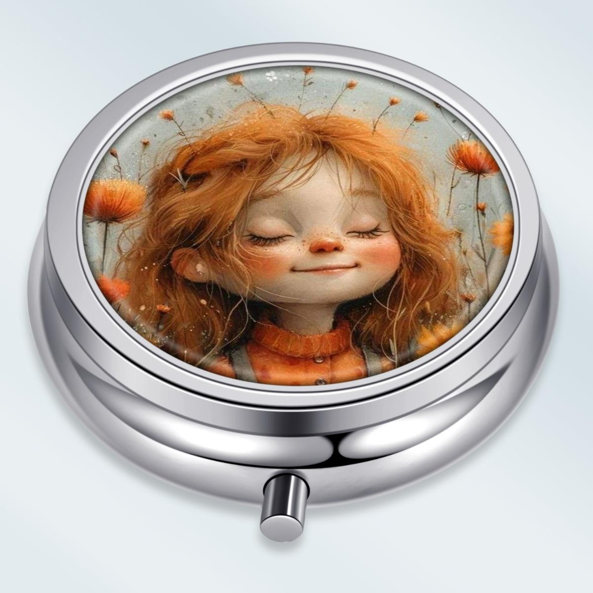 Portable Pill Box with 3 Compartments, Mini Metal Medicine Organizer Case, Cute Printed Pill Container for Vitamins, Pills, Jewelry, Travel, Daily Use разноцветный
Portable Pill Box with 3 Compartments, Mini Metal Medicine Organizer Case, Cute Printed Pill Container for Vitamins, Pills, Jewelry, Travel, Daily Use разноцветный