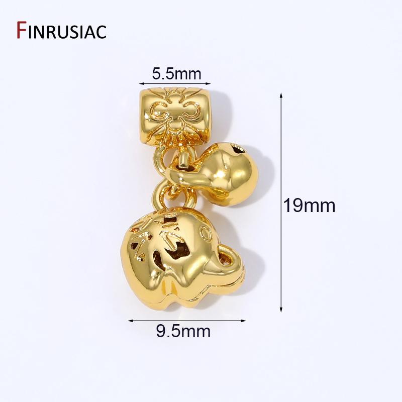 18K Gold Plated Brass Pendant Bails,Tube Connector Bail With Lucky Bell Charm For DIY Jewelry Making Findings 2 pieces
18K Gold Plated Brass Pendant Bails,Tube Connector Bail With Lucky Bell Charm For DIY Jewelry Making Findings 2 pieces
