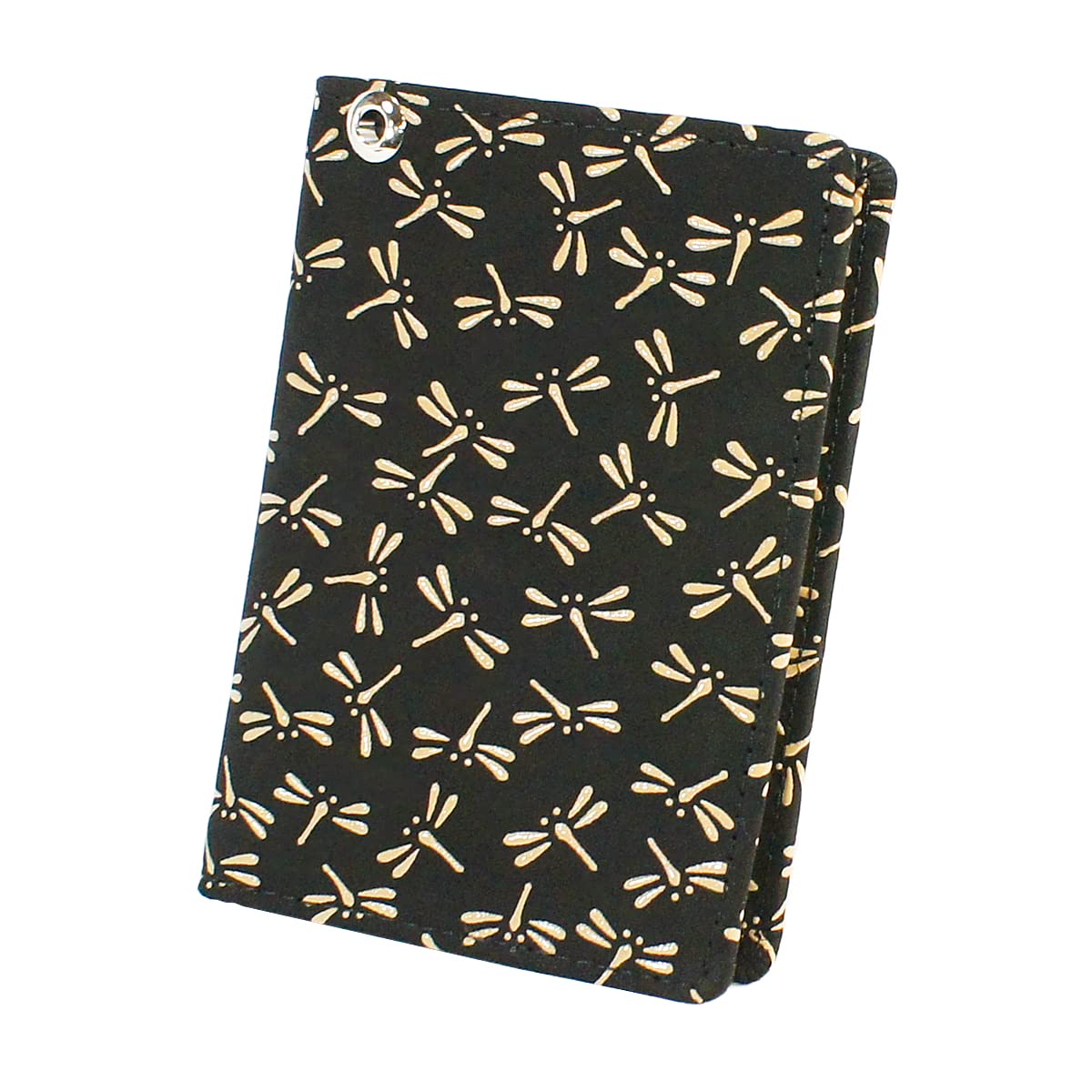 Inden-ya Inden Pass Case, Thin Deerskin Leather with Black and White Lacquer, Dragonfly Pattern, 2527-11-008
Inden-ya Inden Pass Case, Thin Deerskin Leather with Black and White Lacquer, Dragonfly Pattern, 2527-11-008