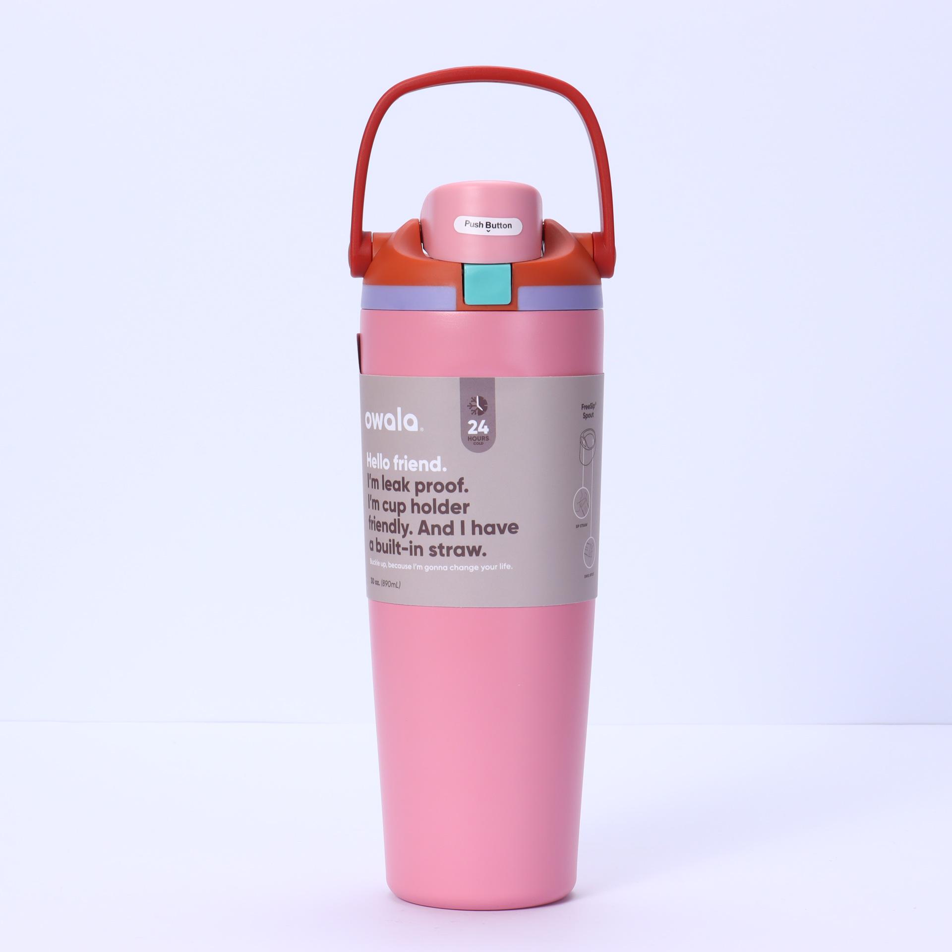 Owala 30oz Large Capacity Double Drink Sports Water Bottle - Stainless Steel Insulated Fruit Cup глибокий рожевий колір
Owala 30oz Large Capacity Double Drink Sports Water Bottle - Stainless Steel Insulated Fruit Cup глибокий рожевий колір
