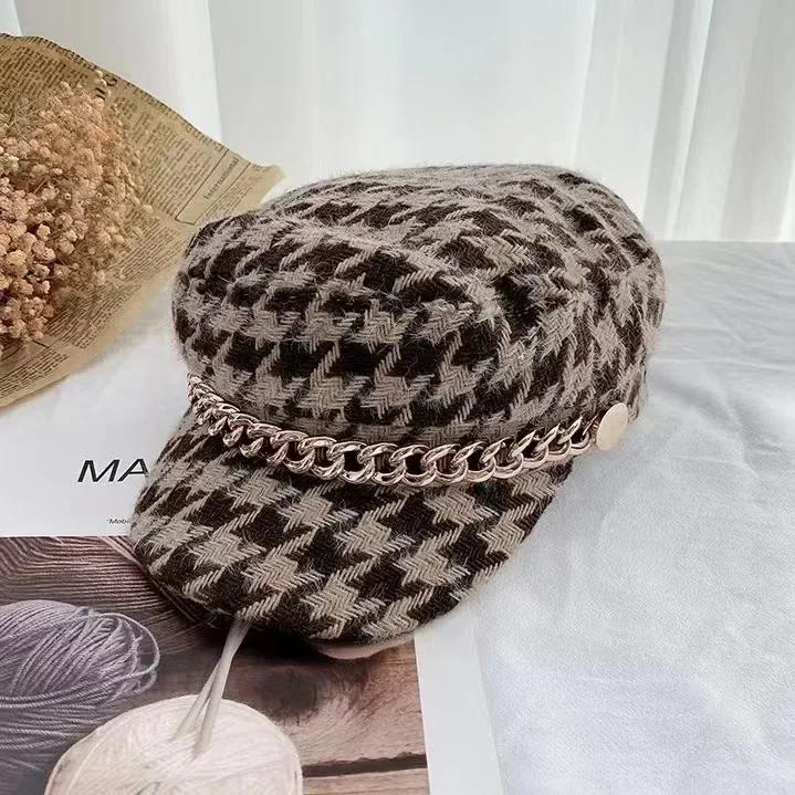 Panama Women s Checkered Baseball Cap with Metal Chain - Black White Unisex Hat for Fall Winter, Casual Stylish Accessory 54-58CM коричневый
Panama Women s Checkered Baseball Cap with Metal Chain - Black White Unisex Hat for Fall Winter, Casual Stylish Accessory 54-58CM коричневый