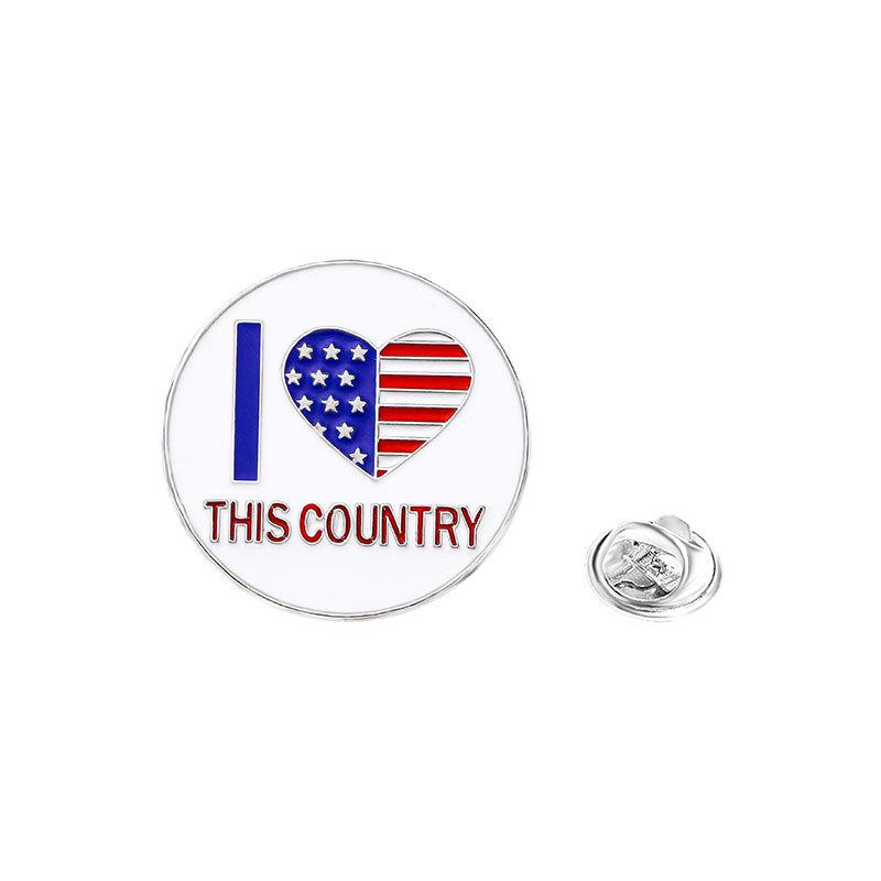 New Independence Day Flag Collection Badges Free Muse Like Metal Paint Brooch Clothing Accessories
New Independence Day Flag Collection Badges Free Muse Like Metal Paint Brooch Clothing Accessories