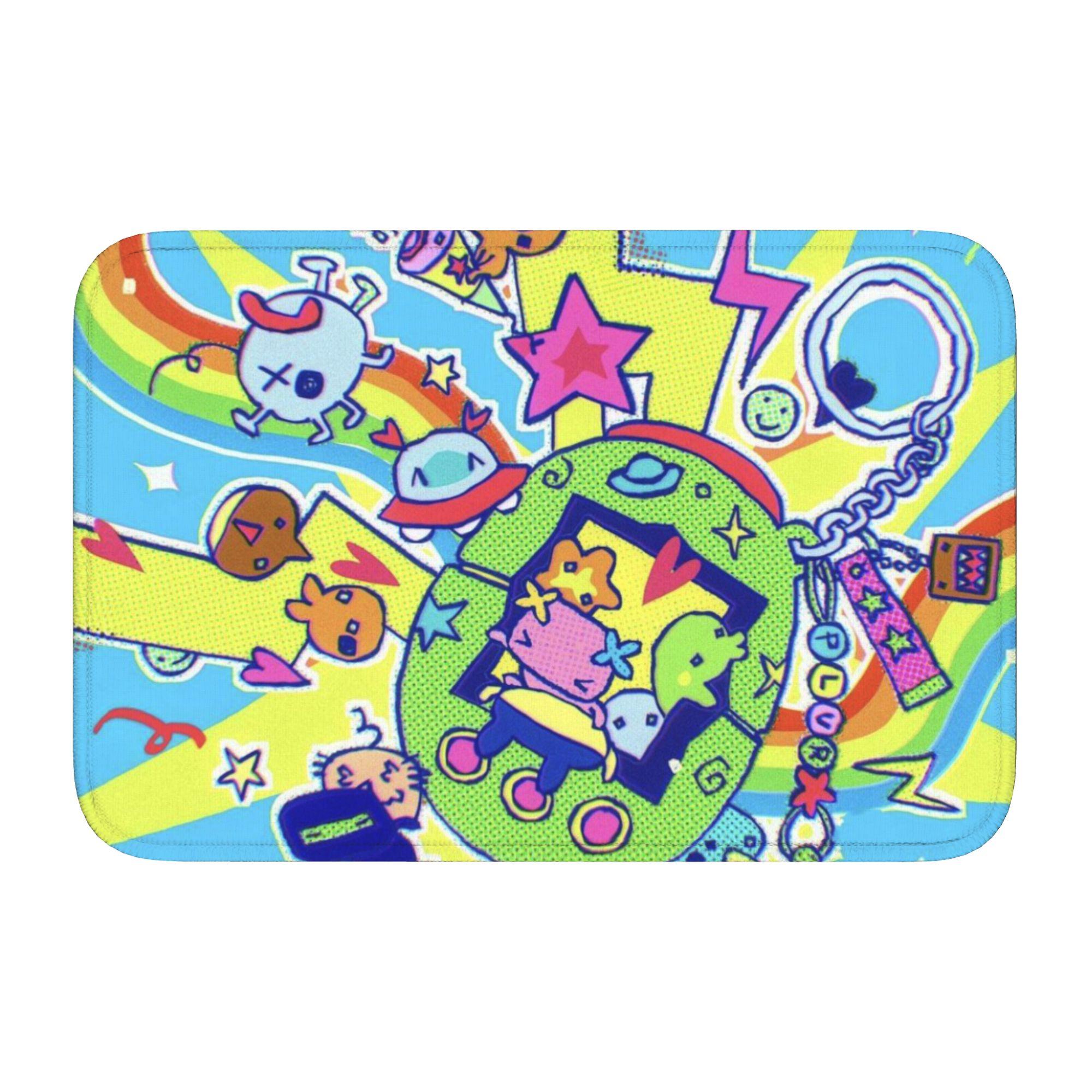 Tamagotchies Cartoon Floor Door Kitchen Bathroom Mat Anti-Slip Indoor Doormat Garage Living Room Entrance Rug Carpet Footpad 60cm x 90cm
Tamagotchies Cartoon Floor Door Kitchen Bathroom Mat Anti-Slip Indoor Doormat Garage Living Room Entrance Rug Carpet Footpad 60cm x 90cm