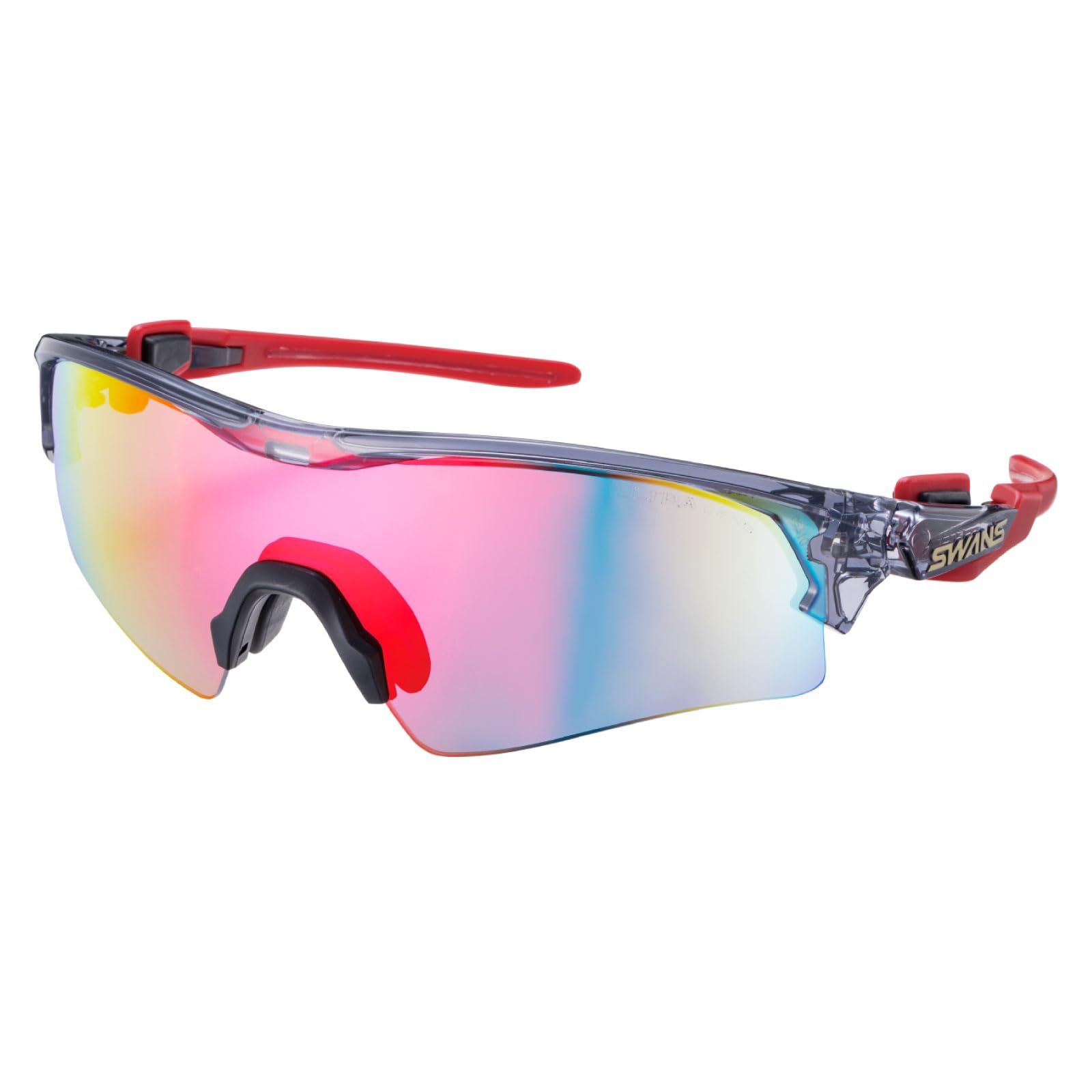 SWANS Sports Sunglasses FACEONE CSK Made in Japan Mirror Lens Red Shadow Mirror x ULTRA Straight Smoke on the Baseball Tennis Running FO-3518
SWANS Sports Sunglasses FACEONE CSK Made in Japan Mirror Lens Red Shadow Mirror x ULTRA Straight Smoke on the Baseball Tennis Running FO-3518