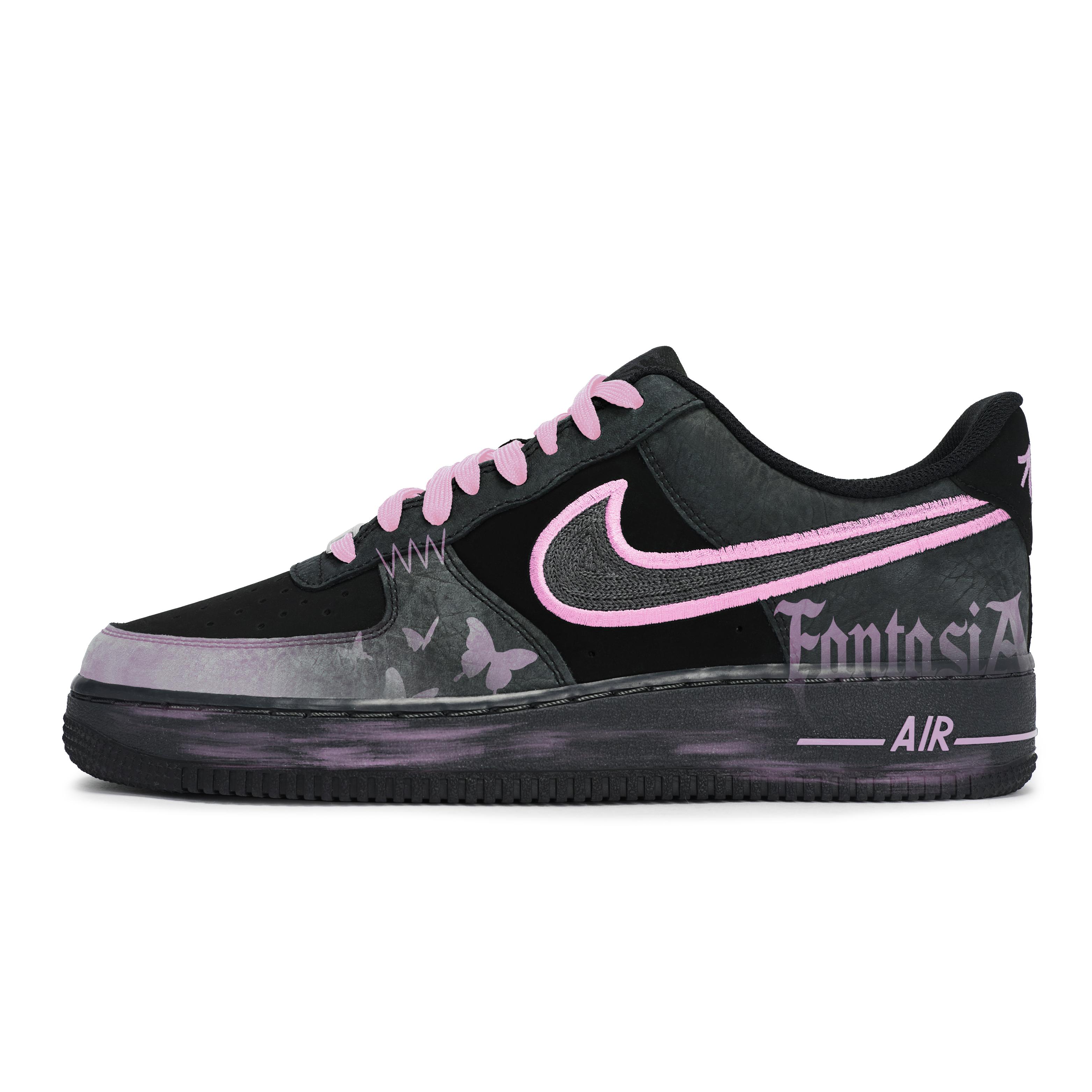 Nike Air Force 1 REGO Hot Dog, Dream Encounter With Pink Butterfly Low top Skateboard Shoes Unisex Black Pink IB6842-002(Team1189-) 42.5
Nike Air Force 1 REGO Hot Dog, Dream Encounter With Pink Butterfly Low top Skateboard Shoes Unisex Black Pink IB6842-002(Team1189-) 42.5