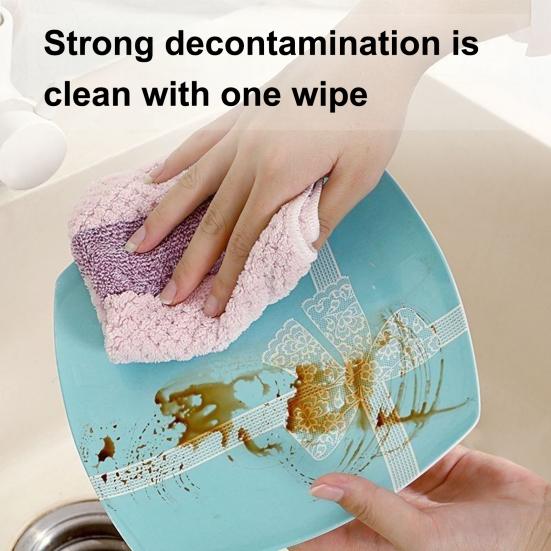 Yousheng 5Pcs/Set Kitchen Towels Super Soft Absorbent Coral Velvet Towels Random Colors Gentle Microfiber Rags 5pcs
Yousheng 5Pcs/Set Kitchen Towels Super Soft Absorbent Coral Velvet Towels Random Colors Gentle Microfiber Rags 5pcs