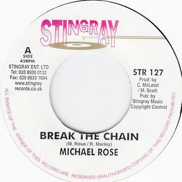 7-дюймовая пластинка MICHAEL ROSE - Break The Chain STR127 Stingray Record 2004 UK Регги, Ска и Даб Б/У
7-дюймовая пластинка MICHAEL ROSE - Break The Chain STR127 Stingray Record 2004 UK Регги, Ска и Даб Б/У
