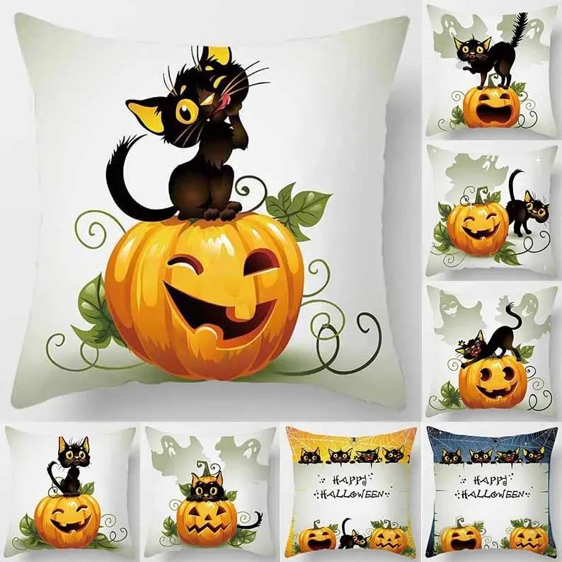 Taie d Oreiller Décorative à Motif de Citrouille, Lanterne, Chat, Horreur, Halloween, pour Bureau, Salon, Canapé, Voiture 40x40cm
Taie d Oreiller Décorative à Motif de Citrouille, Lanterne, Chat, Horreur, Halloween, pour Bureau, Salon, Canapé, Voiture 40x40cm