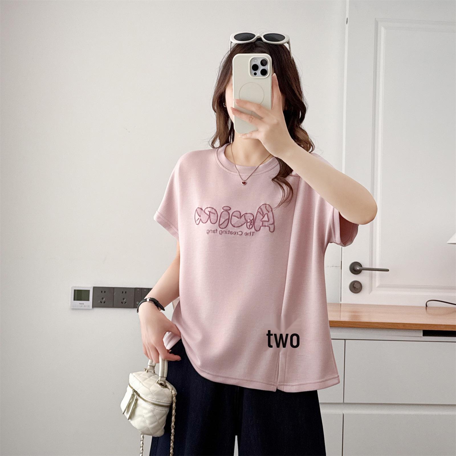 Women s Plus Size Air Cotton Summer Split T-shirt, Short Sleeve, Stylish Foam Print Casual Top 2026 3XL рожевий
Women s Plus Size Air Cotton Summer Split T-shirt, Short Sleeve, Stylish Foam Print Casual Top 2026 3XL рожевий