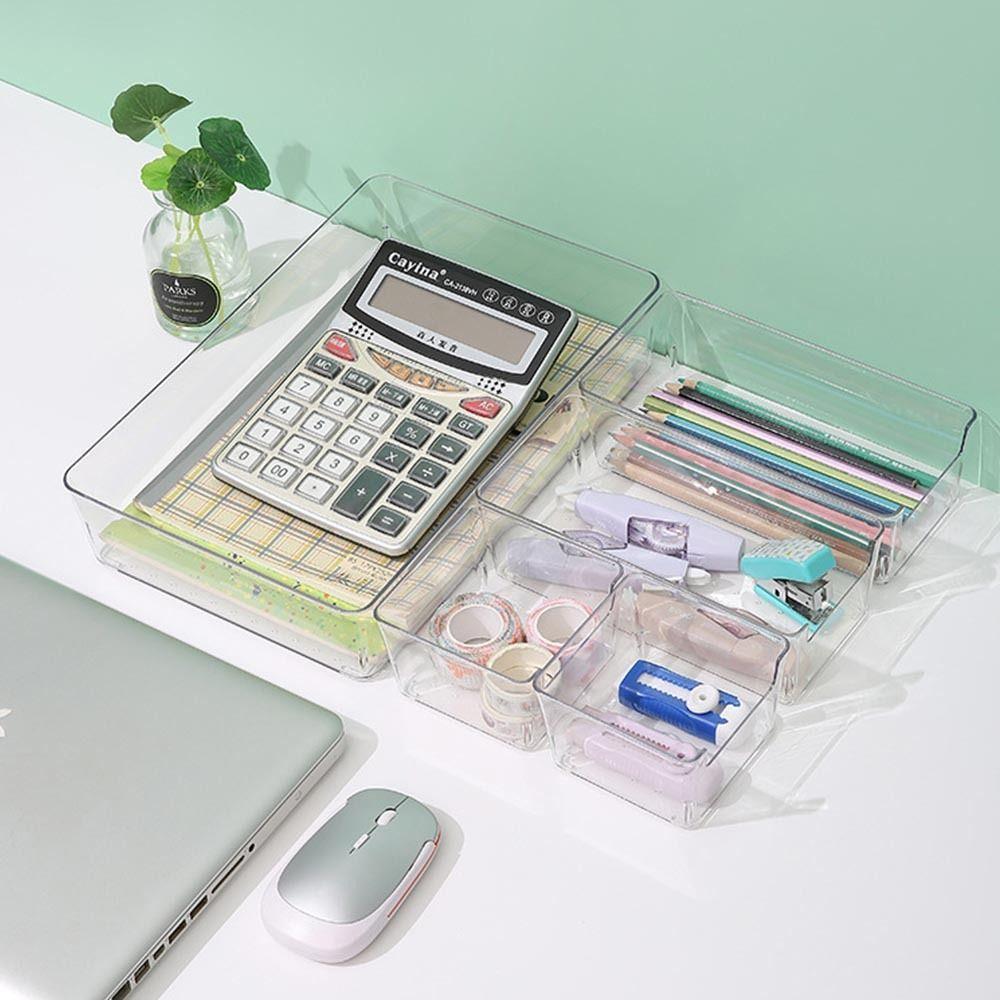 Plastic Stationery Sorting Box Transparent Cosmetic Closet Organizer Makeup Organizer Boxes Style3
Plastic Stationery Sorting Box Transparent Cosmetic Closet Organizer Makeup Organizer Boxes Style3